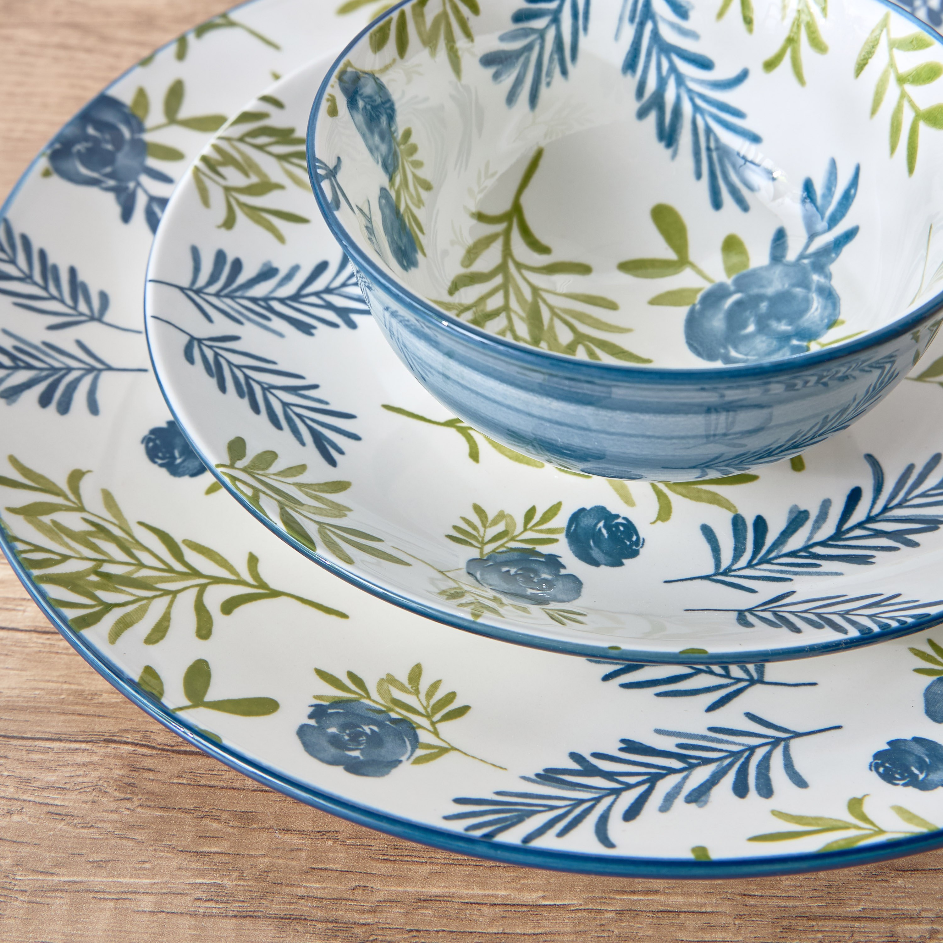 طقم عشاء بورسلين 12 قطعة - ديزي - يخدم 4 أفراد-household-dining-dinnerware-dinnersets-image-5