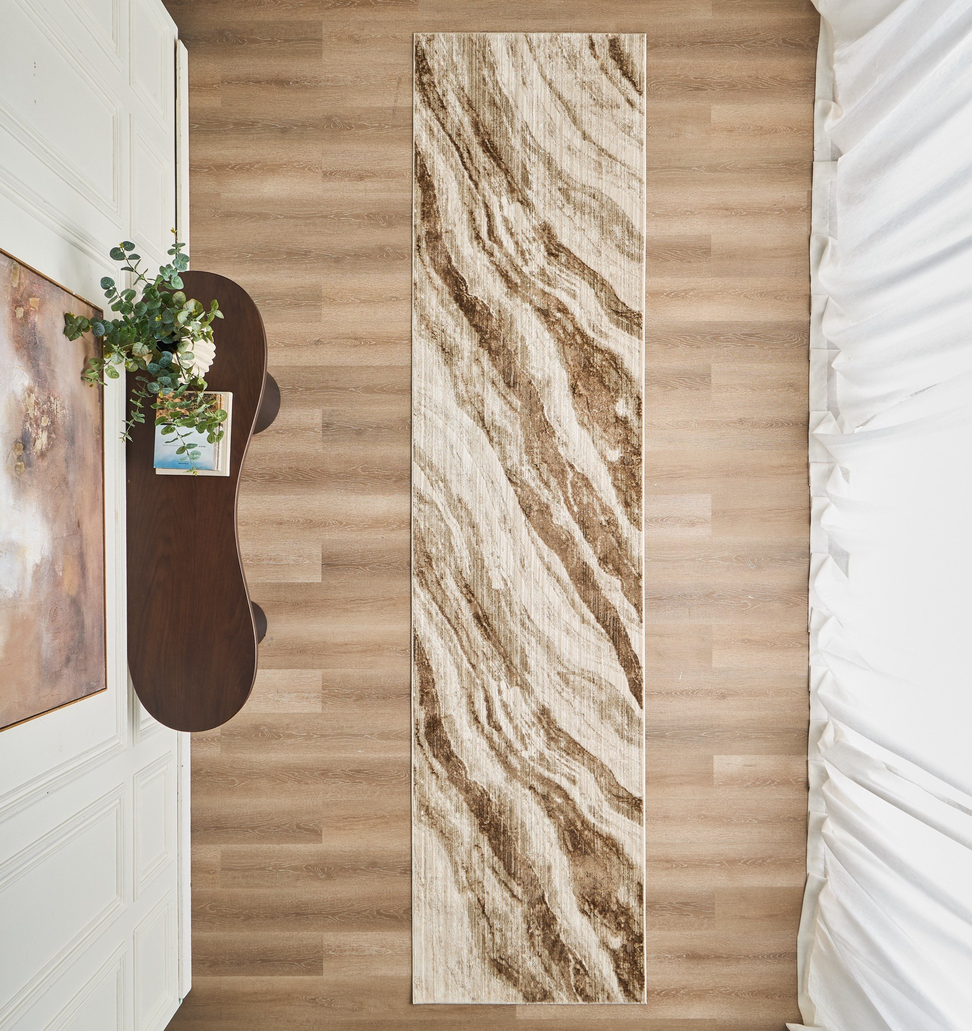 Lunara Pera Rug - 100x400 cm-household-rugsandcarpets-rugs-image-1