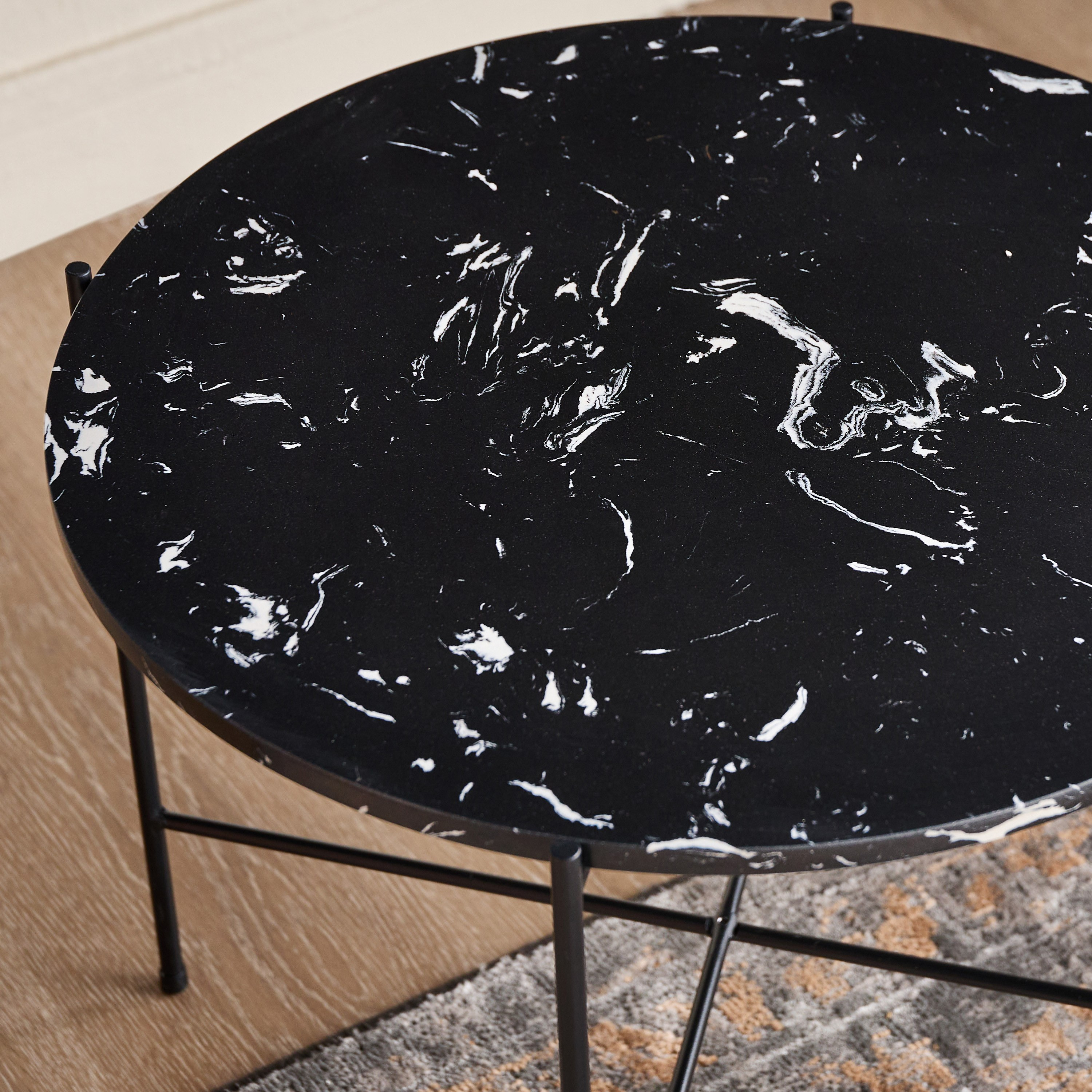 طاولة جانبية بسطح رخام - أفيلا - قصيرة-furniture-livingroom-sideandendtables-image-3