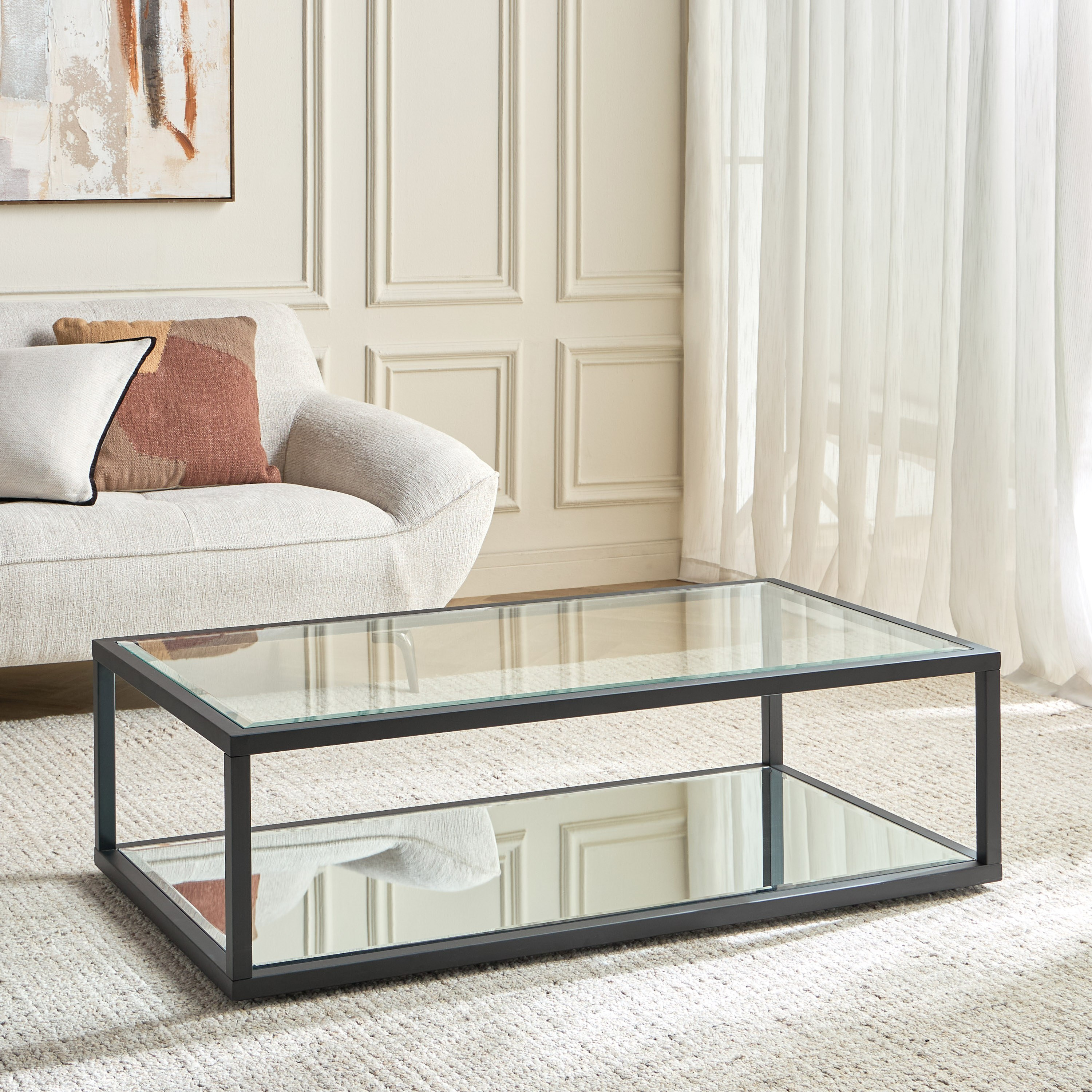Shop Atrisa Glass Top Coffee Table | Home Centre Kuwait