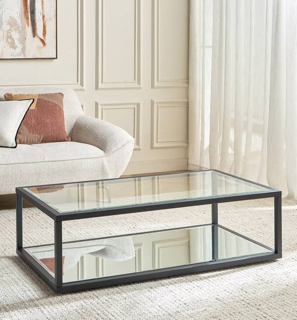 Glass Table Kuwait Shop Atrisa Glass Top Coffee Table | Home Centre Kuwait