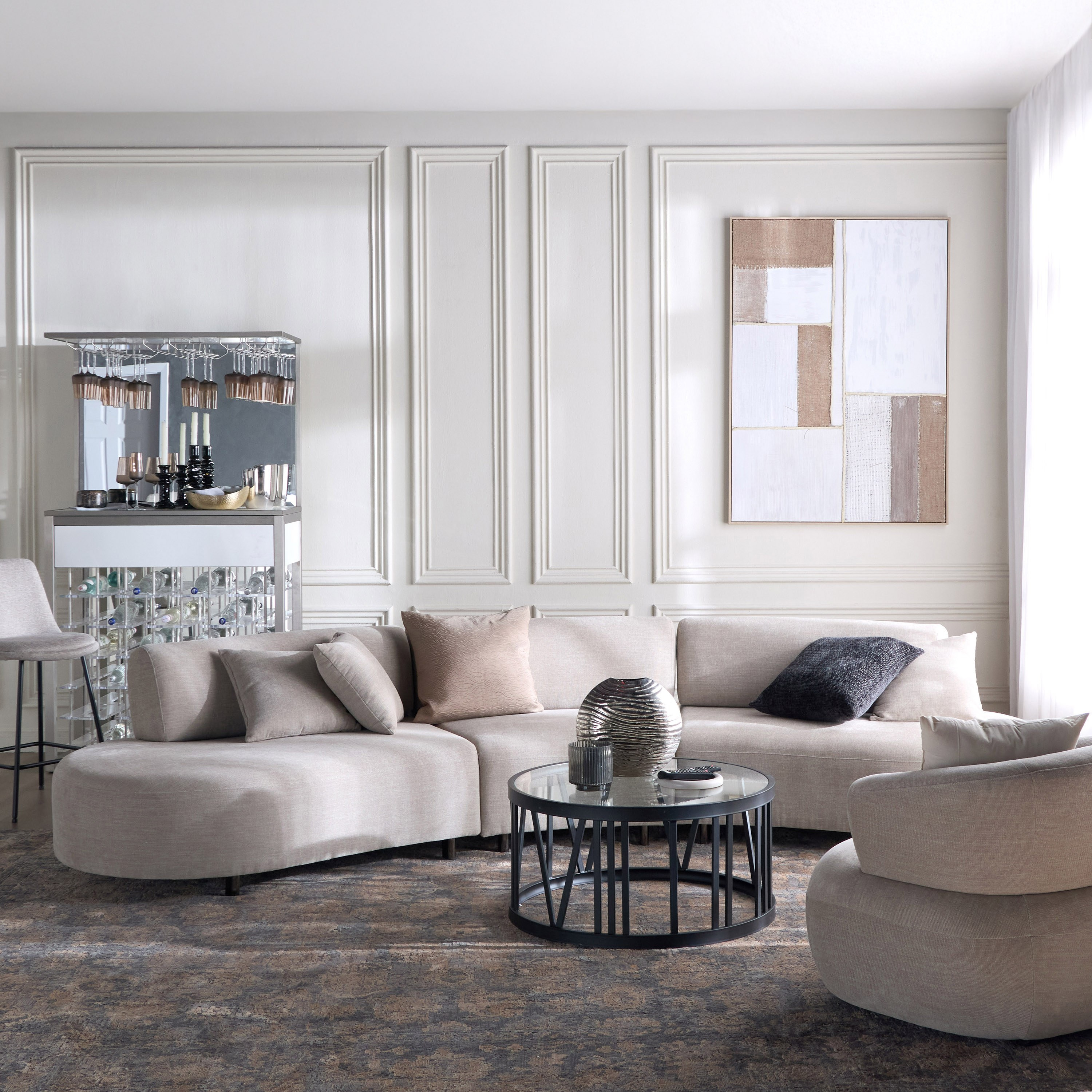 طاولة قهوة بسطح زجاج - بارتون-furniture-livingroom-coffeetables-image-5