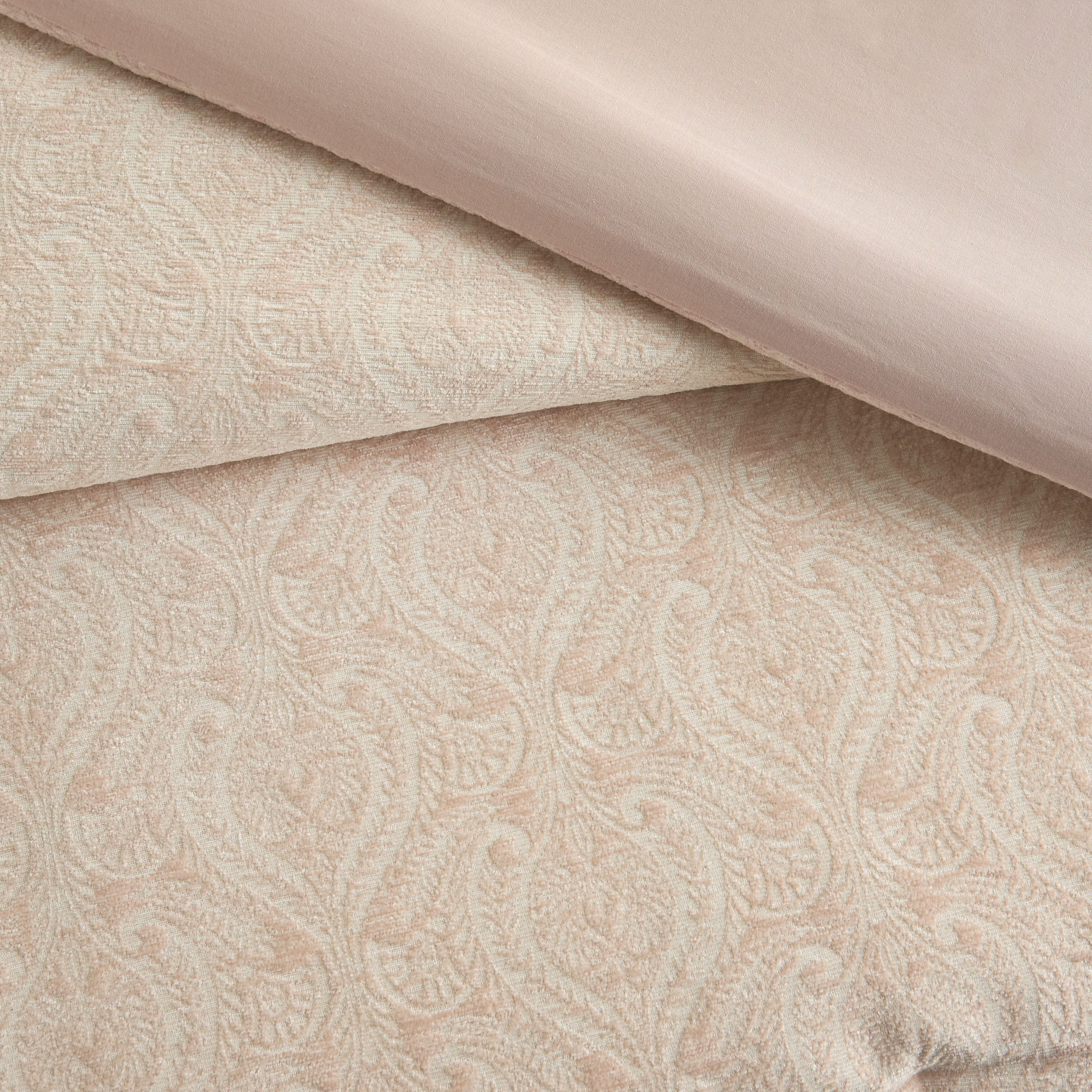 طقم لحاف سوبر كينج 6 قطع جاكار - براغ - 240x260 سم-household-bedding-comfortersandbedspreads-comforters-image-2