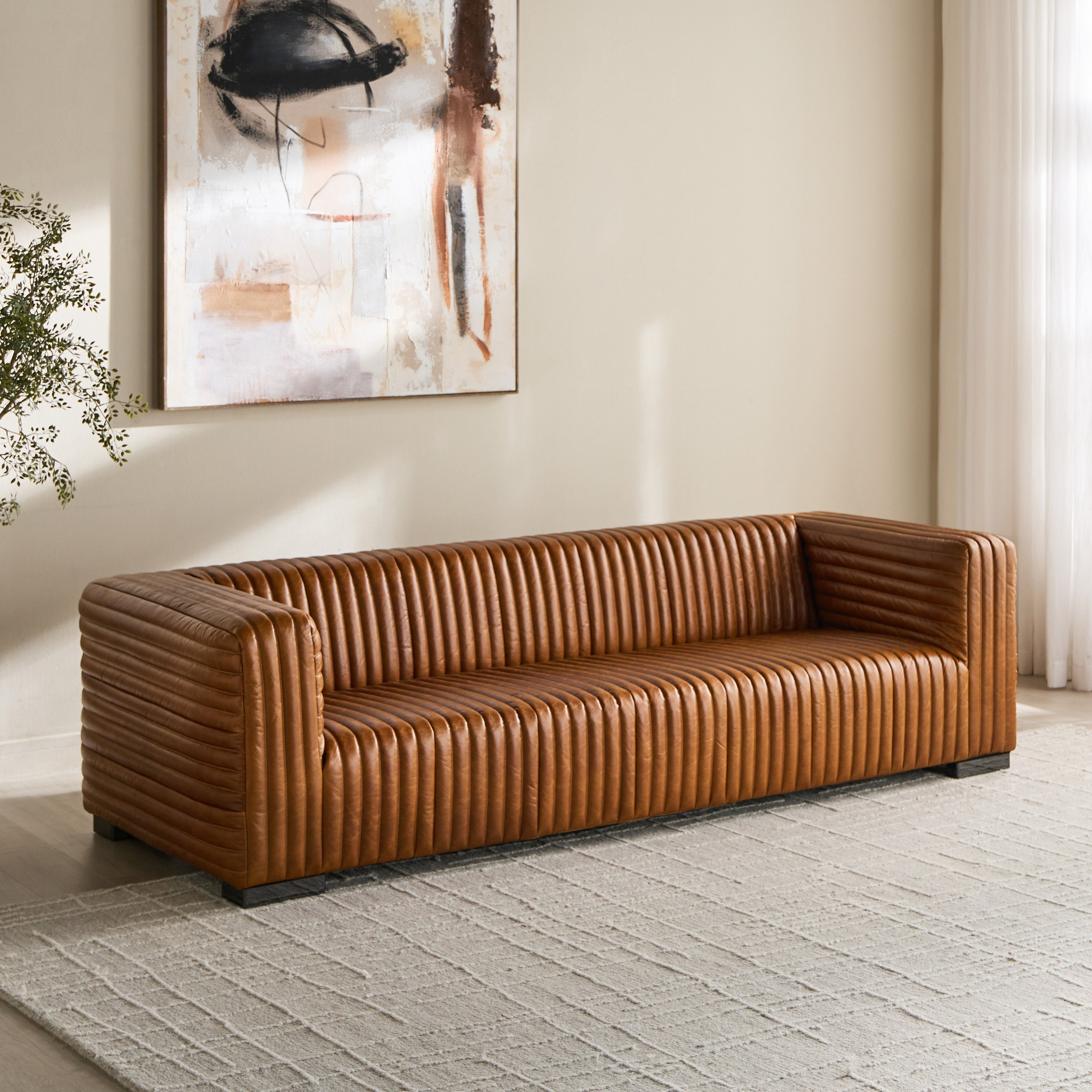 Rashford 4-Seater Leather Sofa