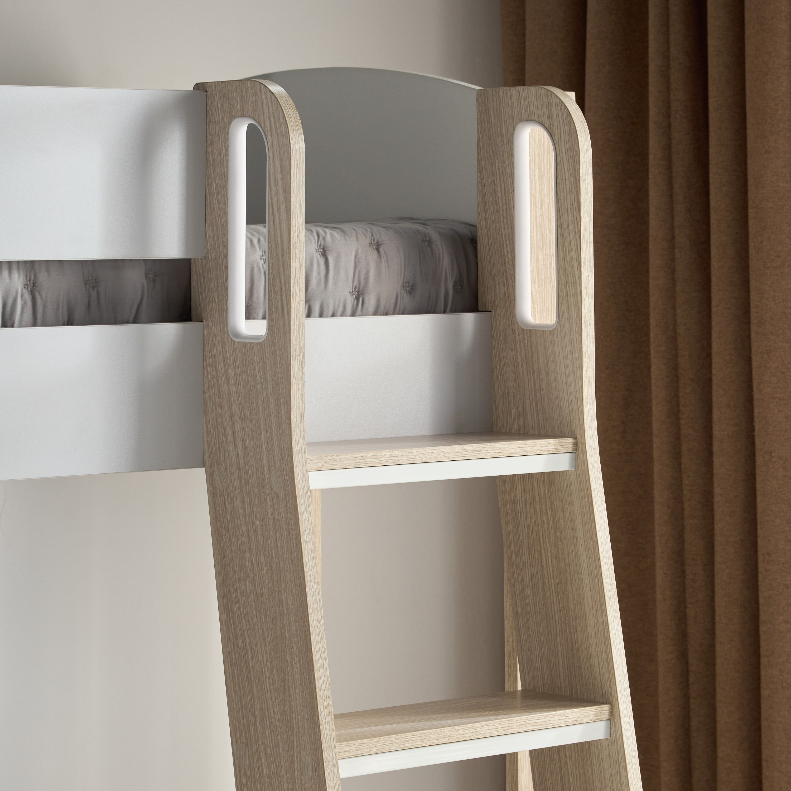 Daniel Single Loft Bed with Storage - 90x200 cm-babyandkids-kidsbeds-bunkandloftbeds-image-5