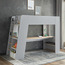 Damien Single Loft Bed with Storage - 90x200 cm-kids-kidsbeds-bunkandloftbeds-image-1