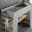 Damien Single Loft Bed with Storage - 90x200 cm-kids-kidsbeds-bunkandloftbeds-image-5