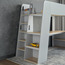 Damien Single Loft Bed with Storage - 90x200 cm-kids-kidsbeds-bunkandloftbeds-image-6