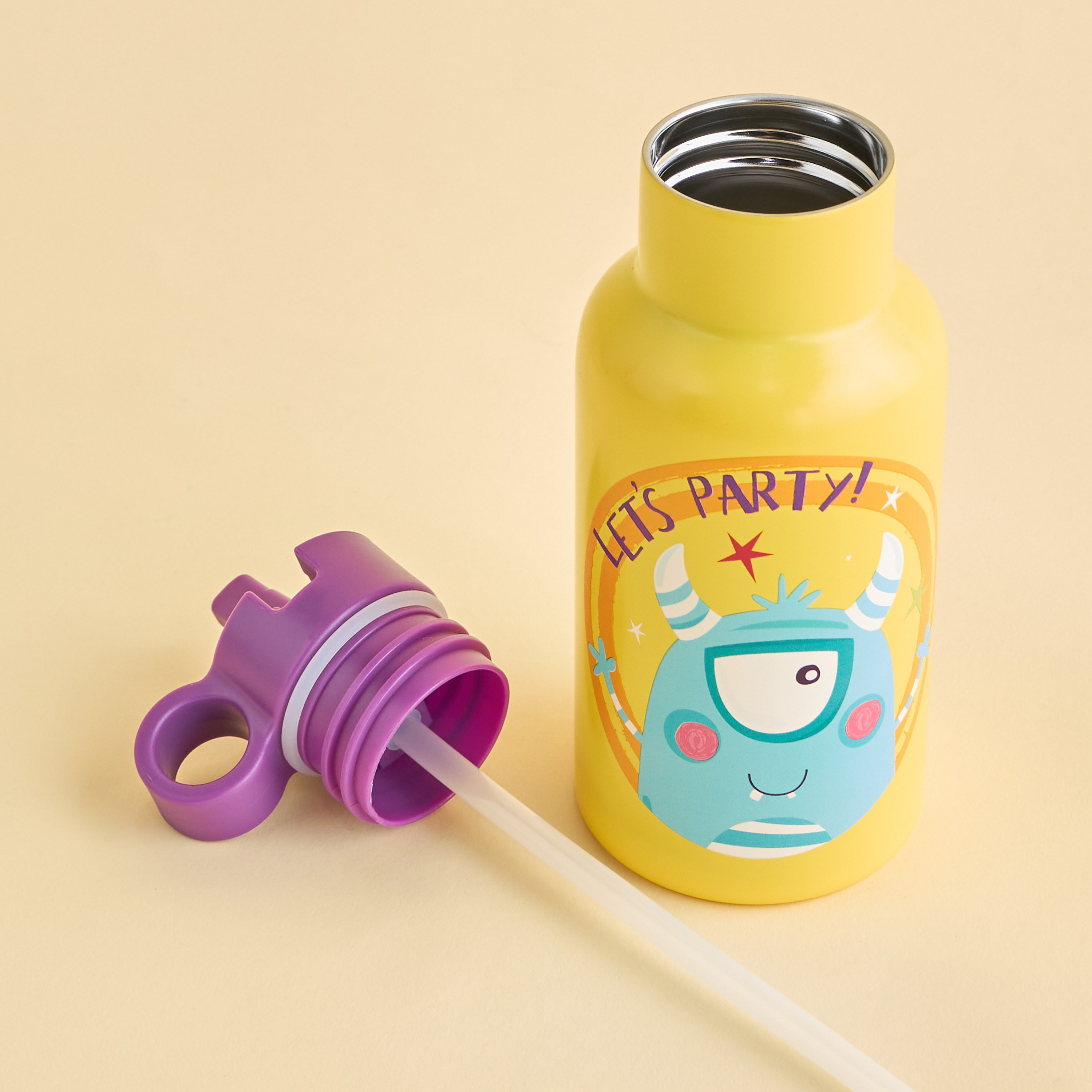 Burt Monster Double Wall Stainless Steel Bottle - 350 ml-babyandkids-eatanddrink-waterbottles-image-2
