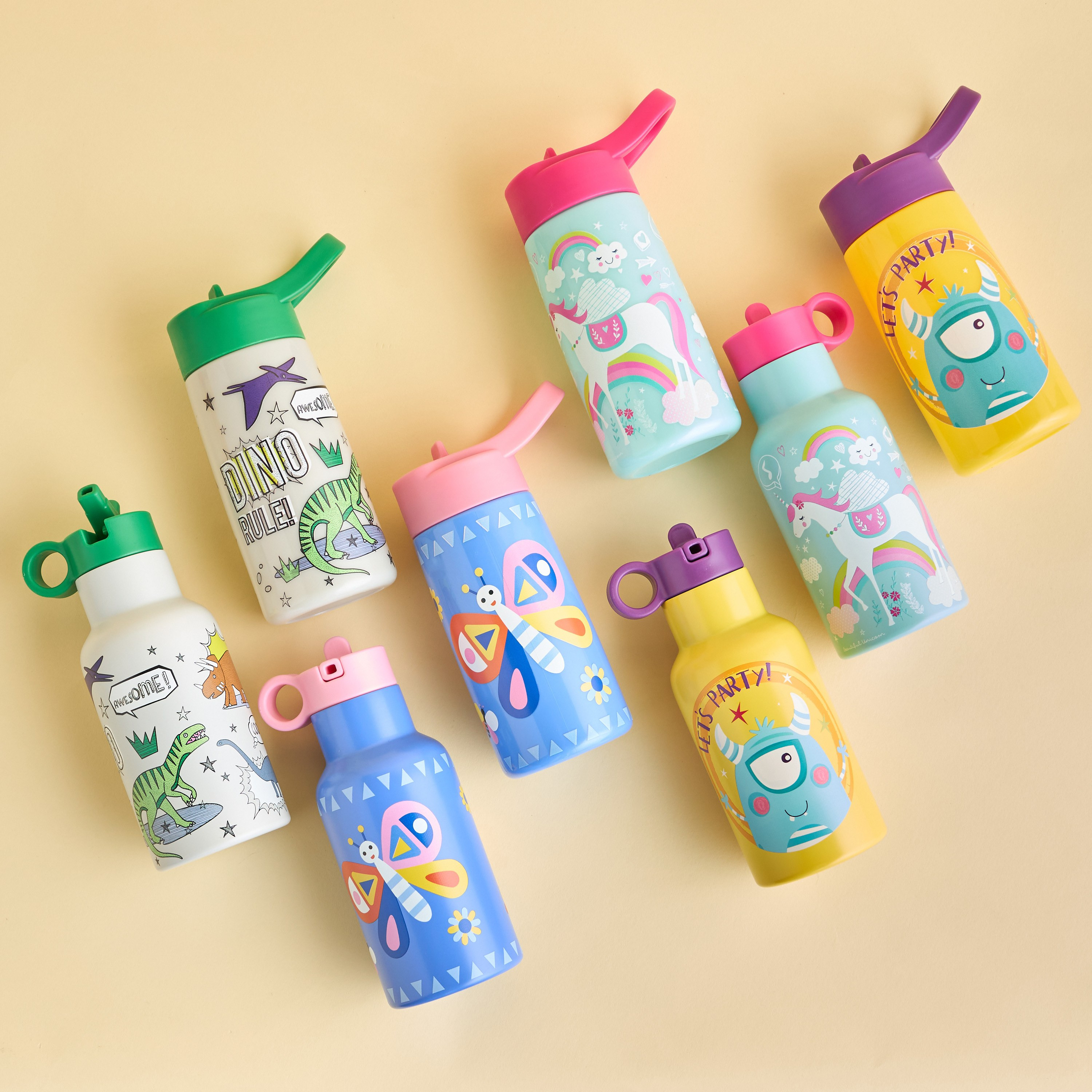 Macie Butterfly Bottle - 470 ml-babyandkids-eatanddrink-waterbottles-image-4