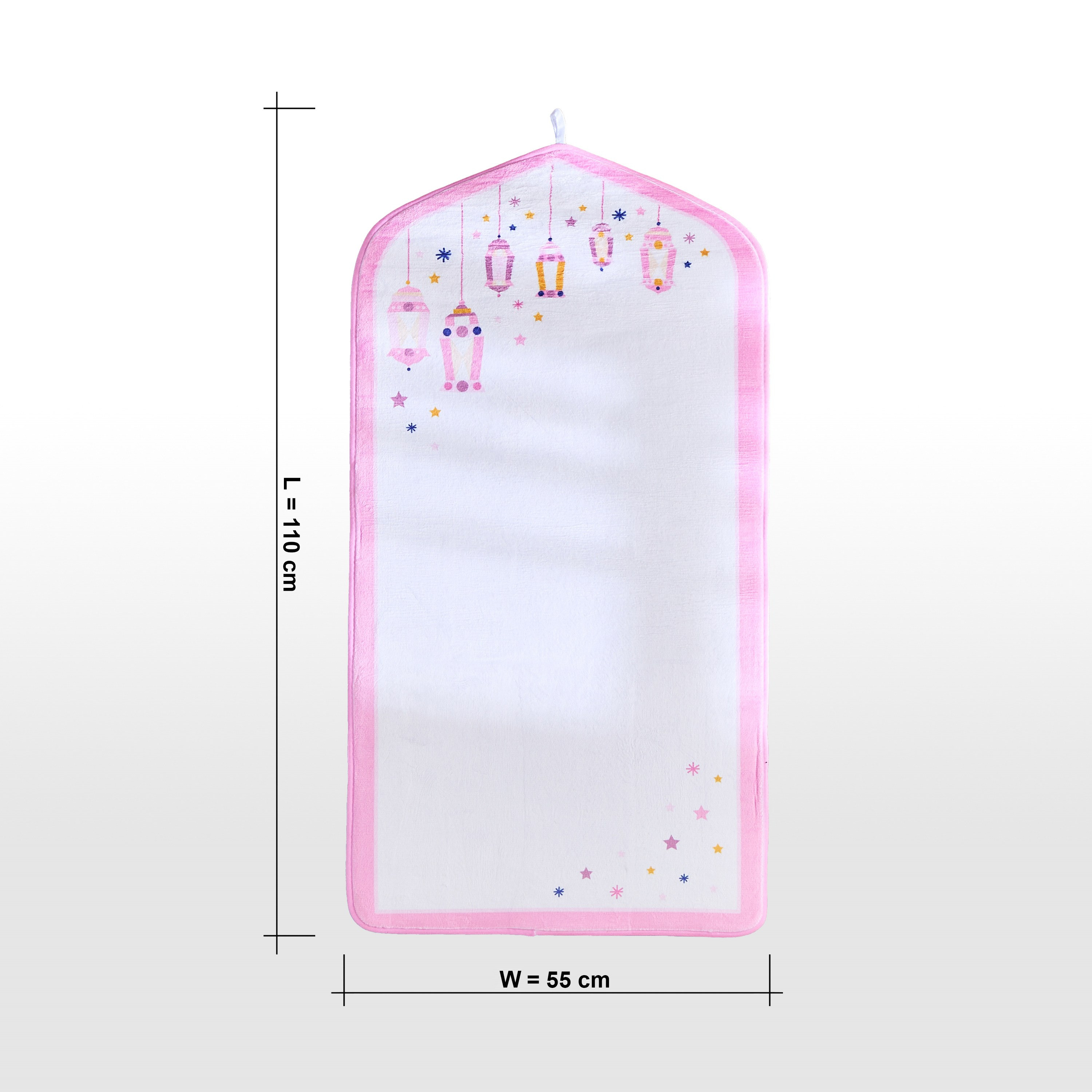 سجادة صلاة بتصميم فانوس - نور - 55x110 سم-babyandkids-rugsandcarpets-playmats-image-5