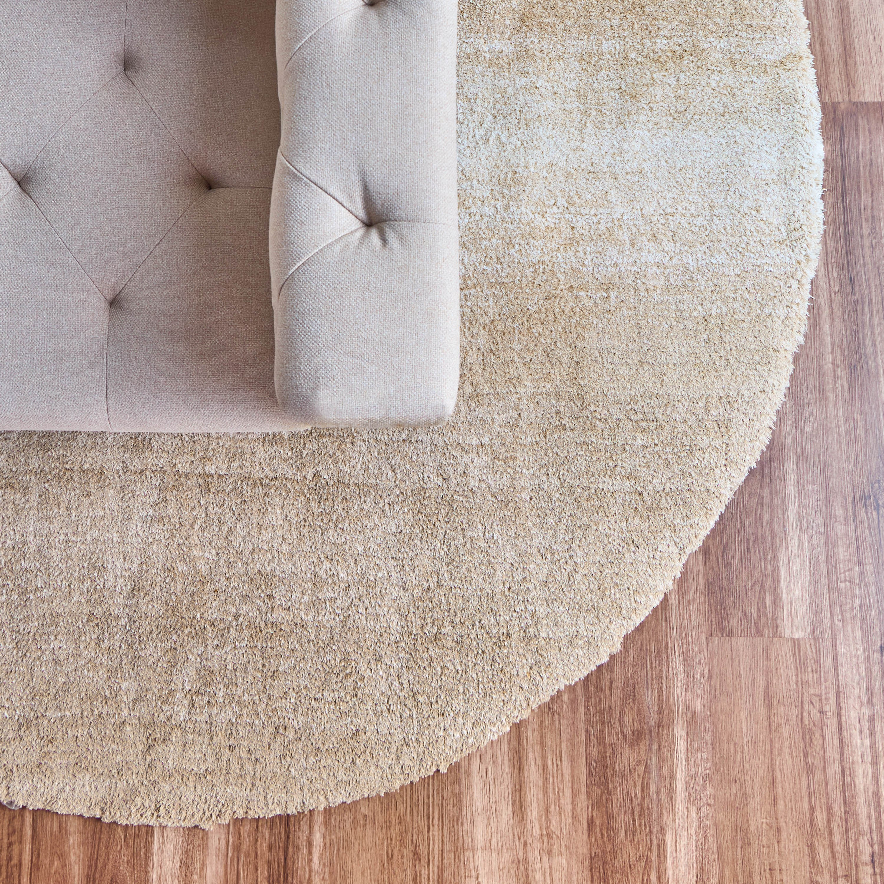 Orbina Shaggy Round Rug - 200 cm-household-rugsandcarpets-rugs-image-1