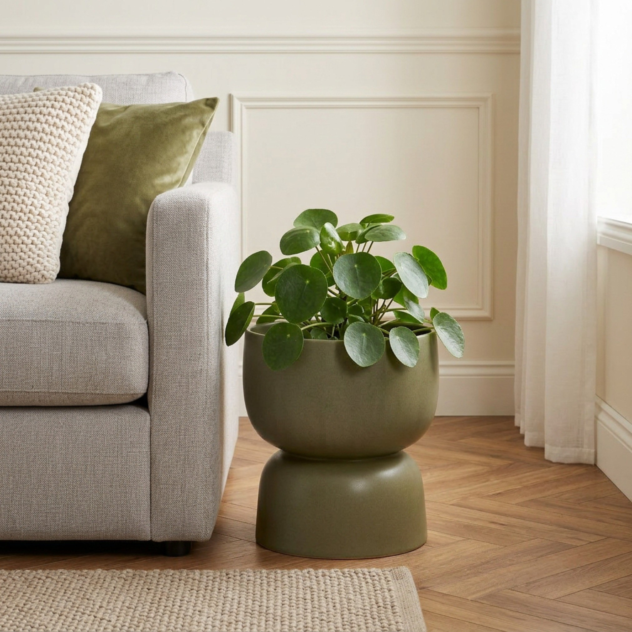 Salbe Double Ceramic Planter - 21 cm-household-gardenandoutdoor-potsandplanters-planters-image-4