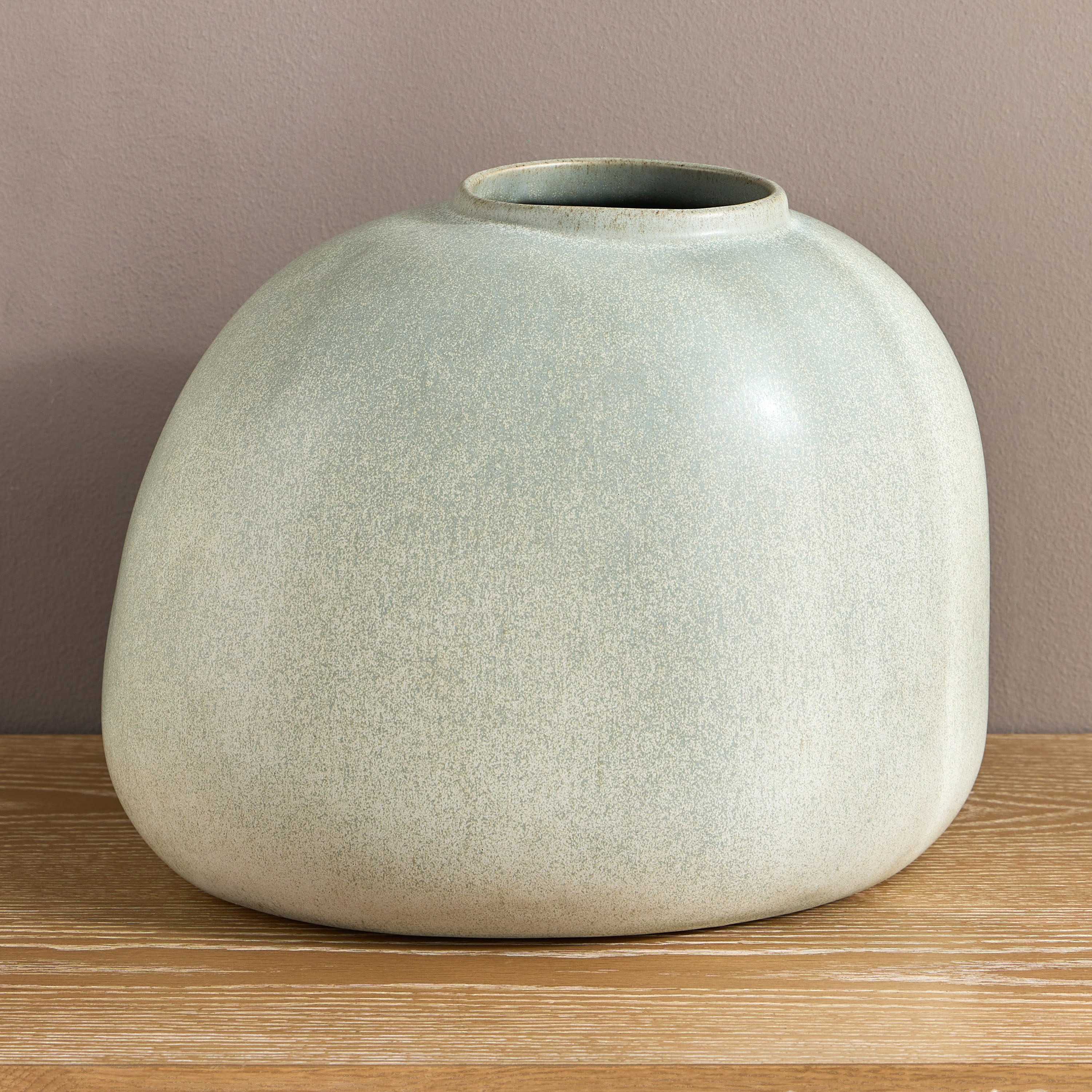مزهرية سيراميك - سالبي - 25 سم-household-decor-vasesandbowls-image-1