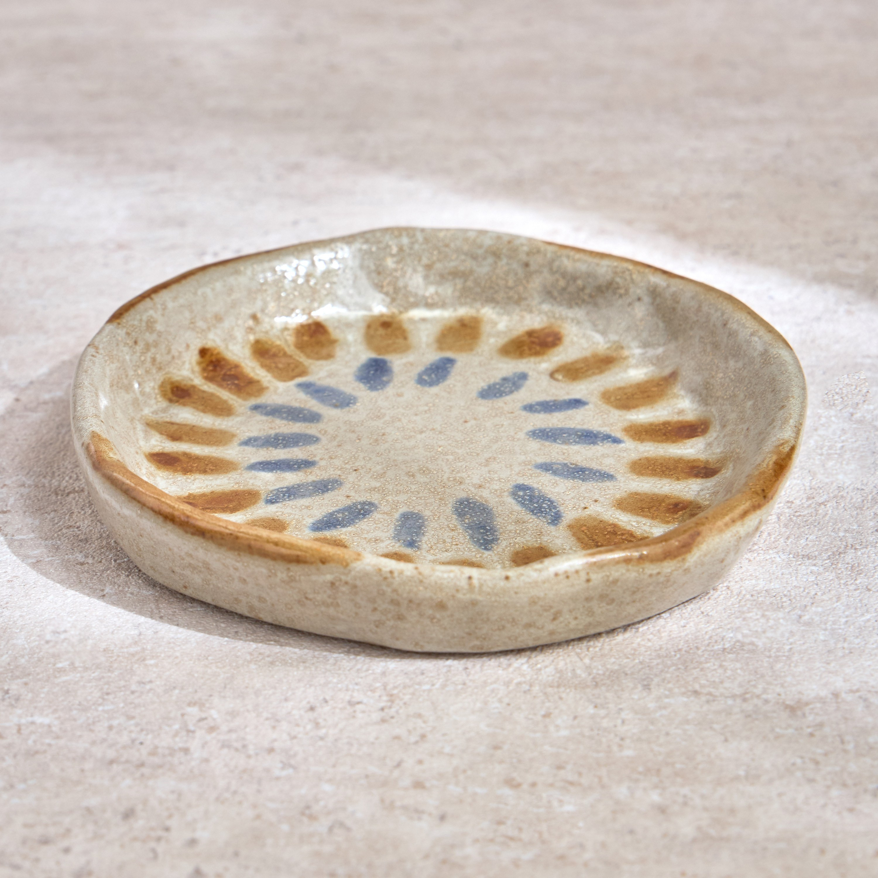 Asul Stoneware Appetizer Plate - 13 cm-household-dining-dinnerware-plates-image-2