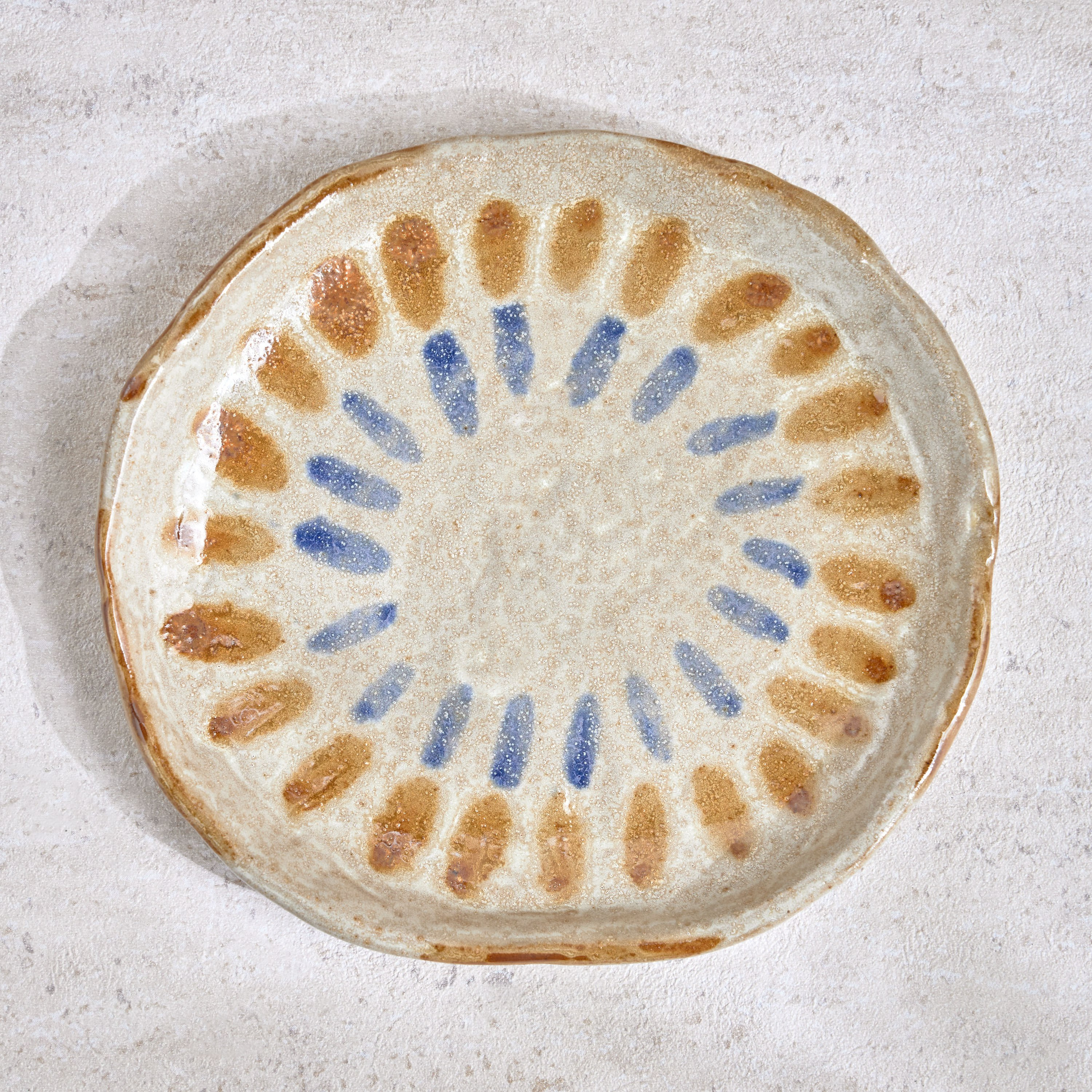 Asul Stoneware Serving Plate - 17 cm-household-dining-dinnerware-plates-image-1