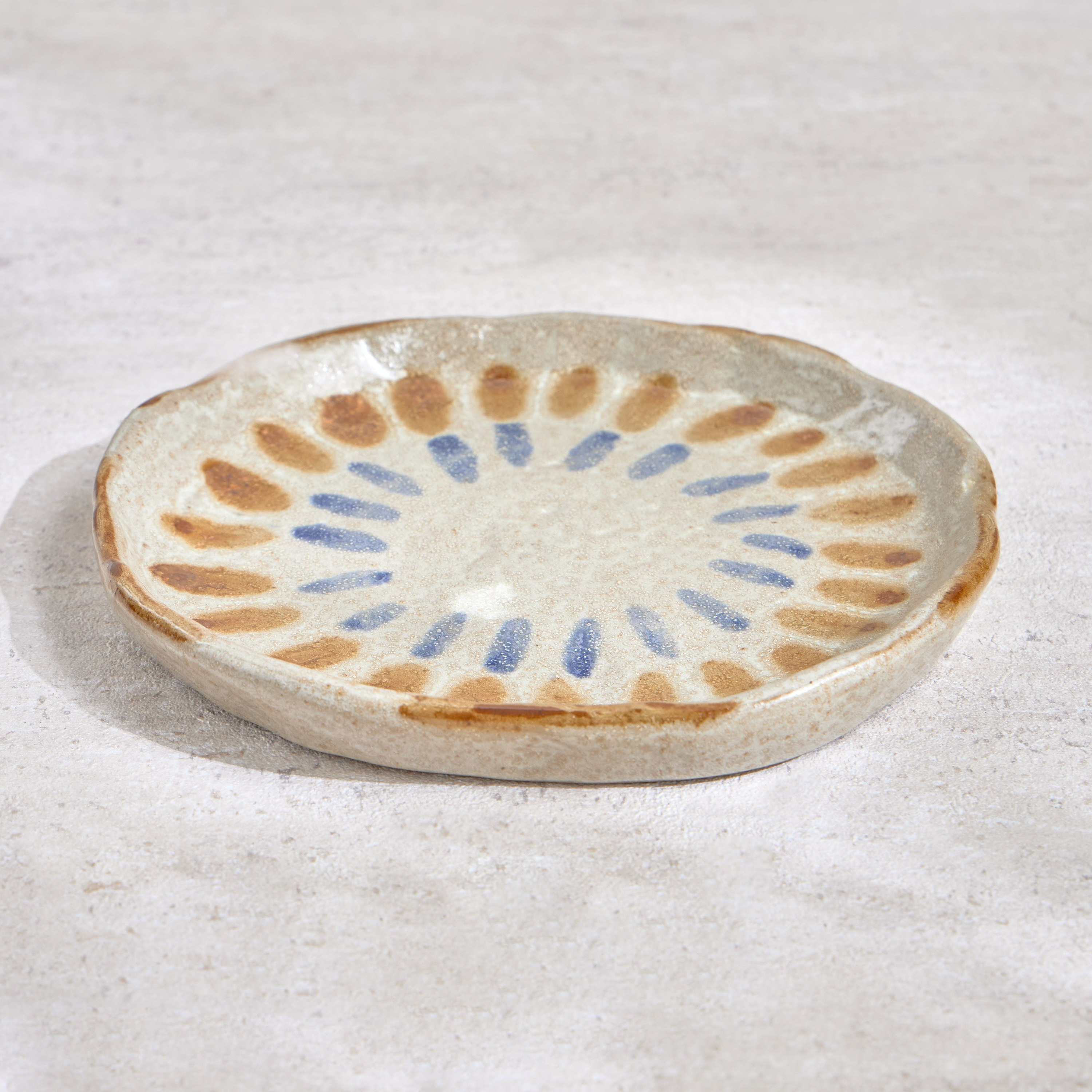 Asul Stoneware Serving Plate - 17 cm-household-dining-dinnerware-plates-image-2