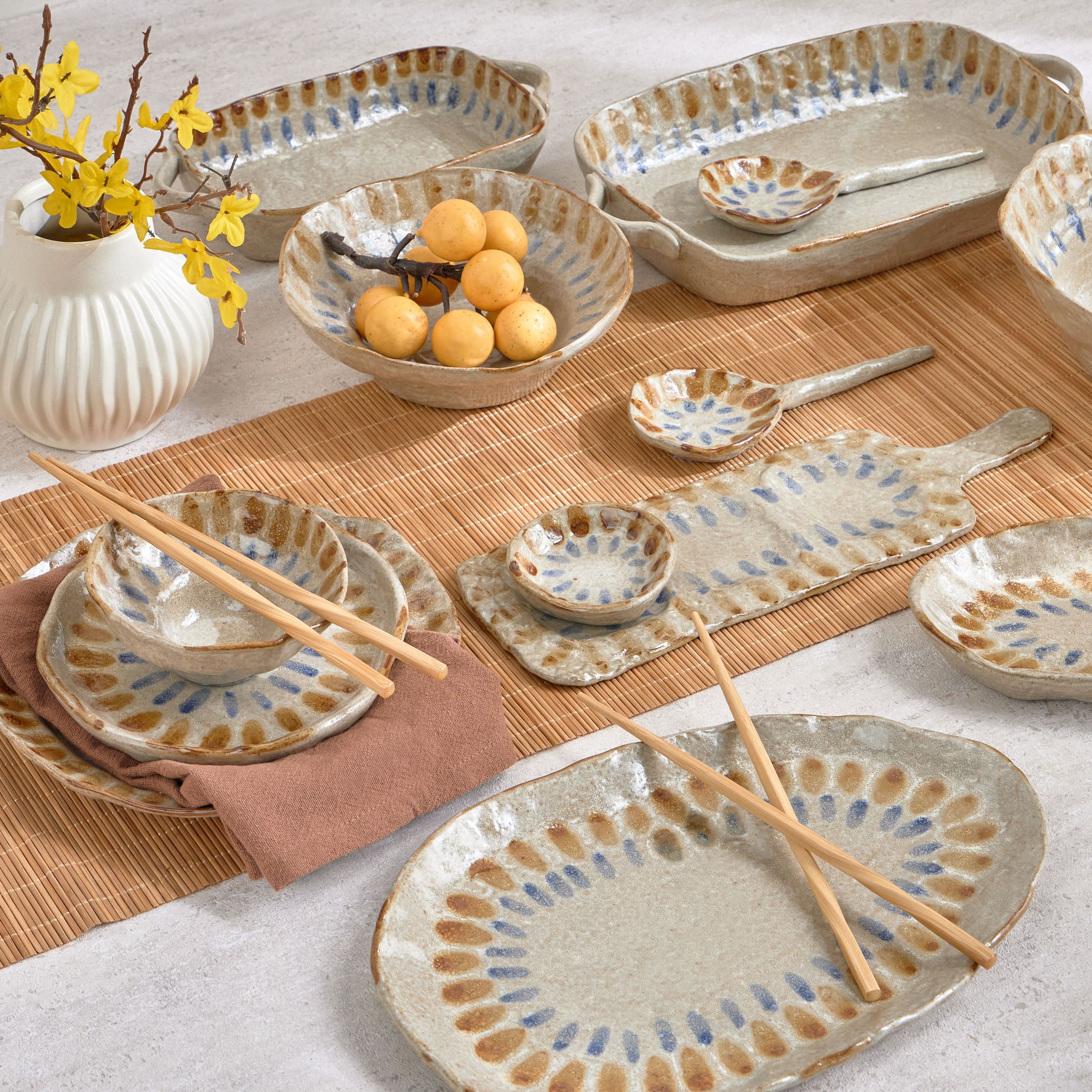 Asul Stoneware Serving Bowl - 12 cm-household-dining-dinnerware-bowls-image-3