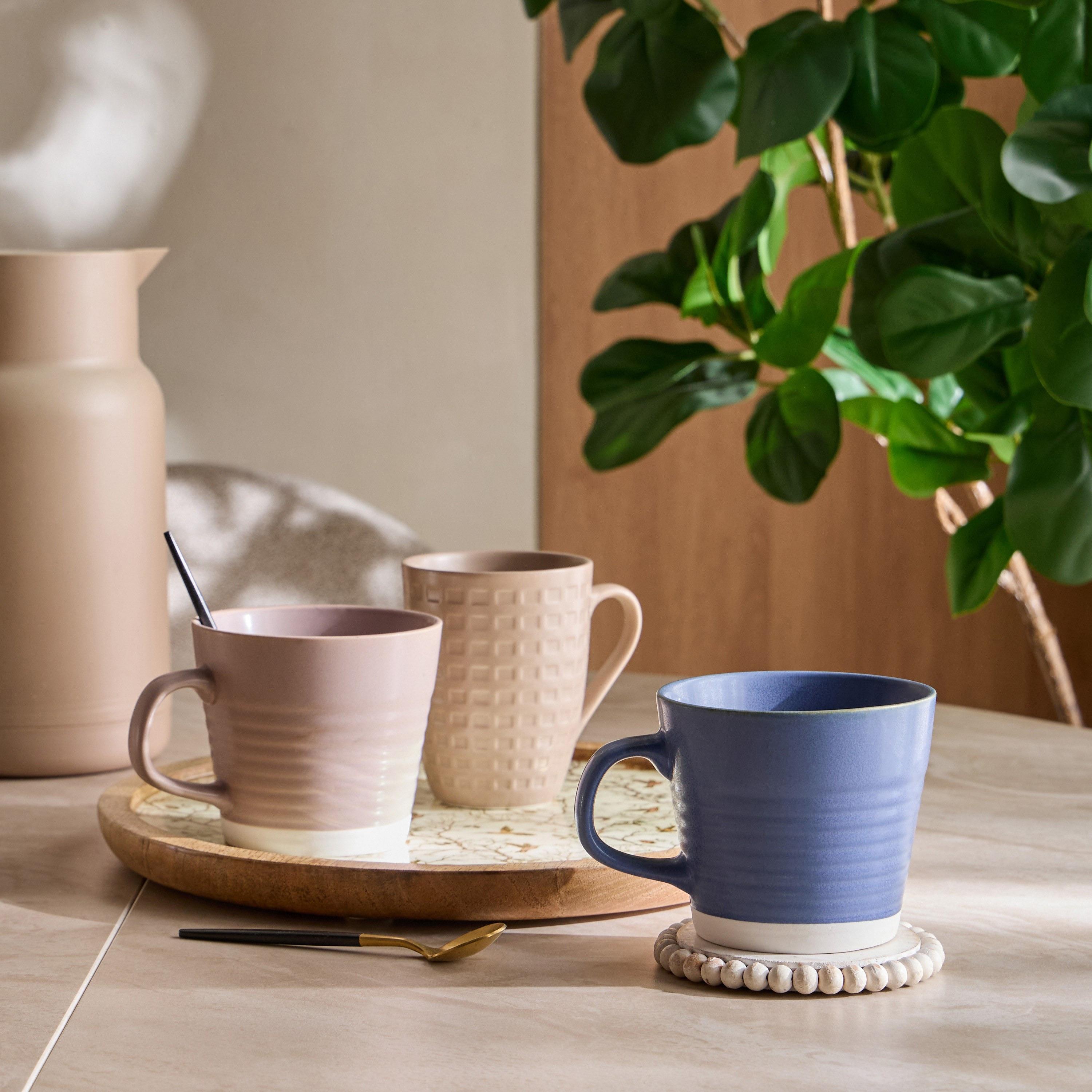 Jose New Bone China Mug - 420 ml-household-dining-teaandcoffee-mugsandcups-image-3