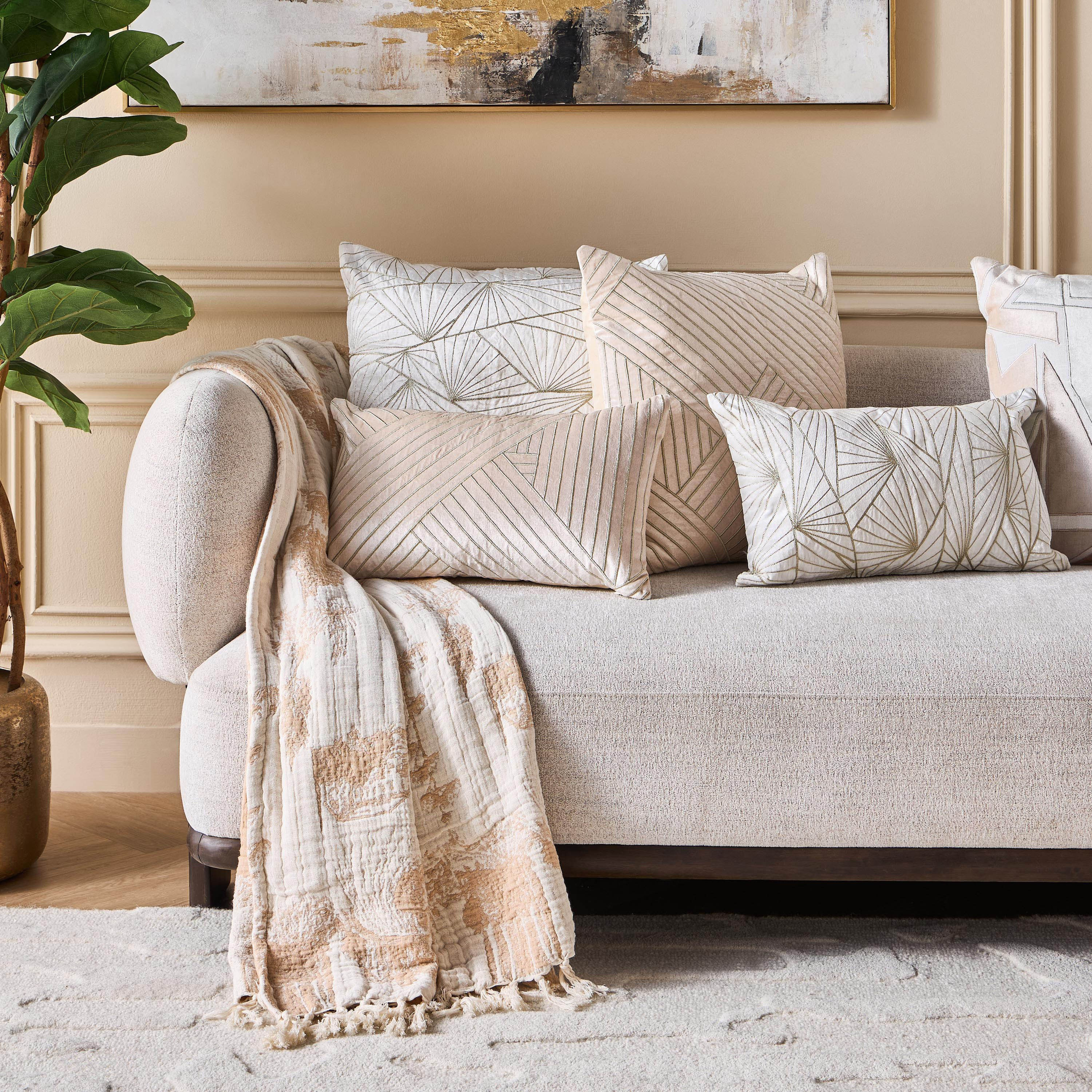 Fanous Matrix Embroidered Cushion Cover - 30x50 cm-household-cushionsandthrows-cushioncovers-image-4