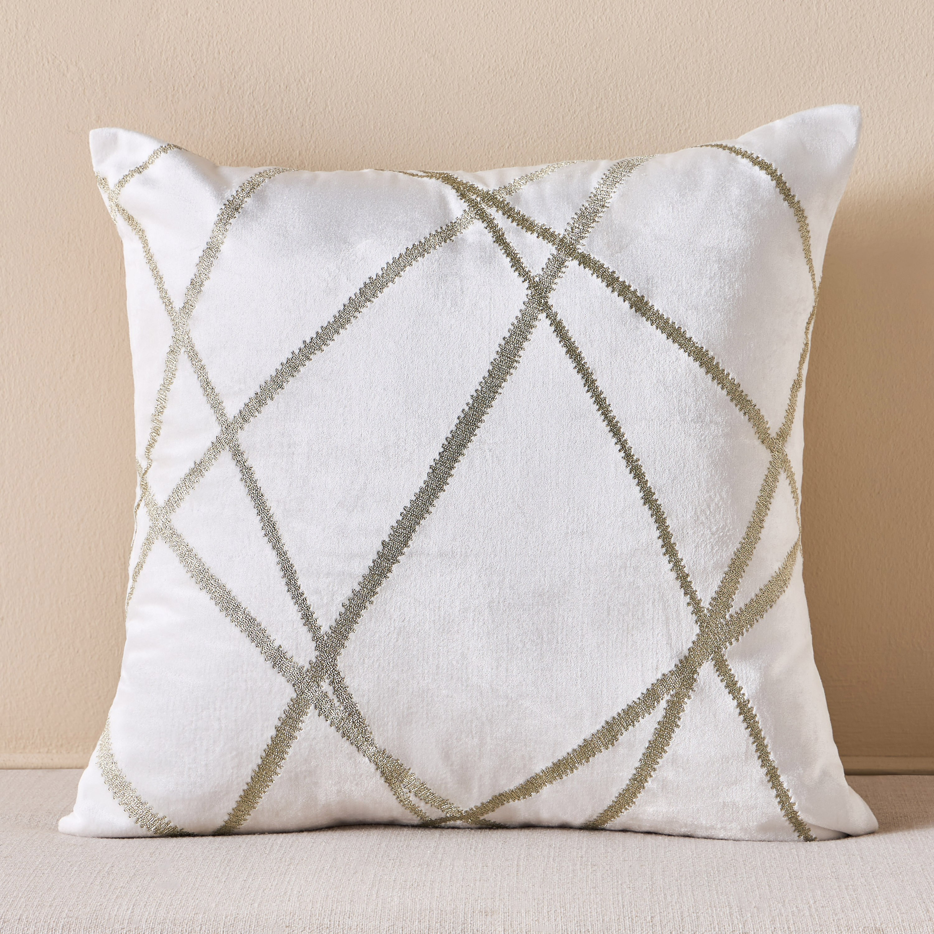 وسادة محشوة مطرزة - فانوس - 50x50 سم-household-cushionsandthrows-filledcushions-decorativecushions-image-5