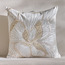 Lotus Leaf Embroidered Filled Cushion - 50x50 cm-household-cushionsandthrows-filledcushions-decorativecushions-image-5