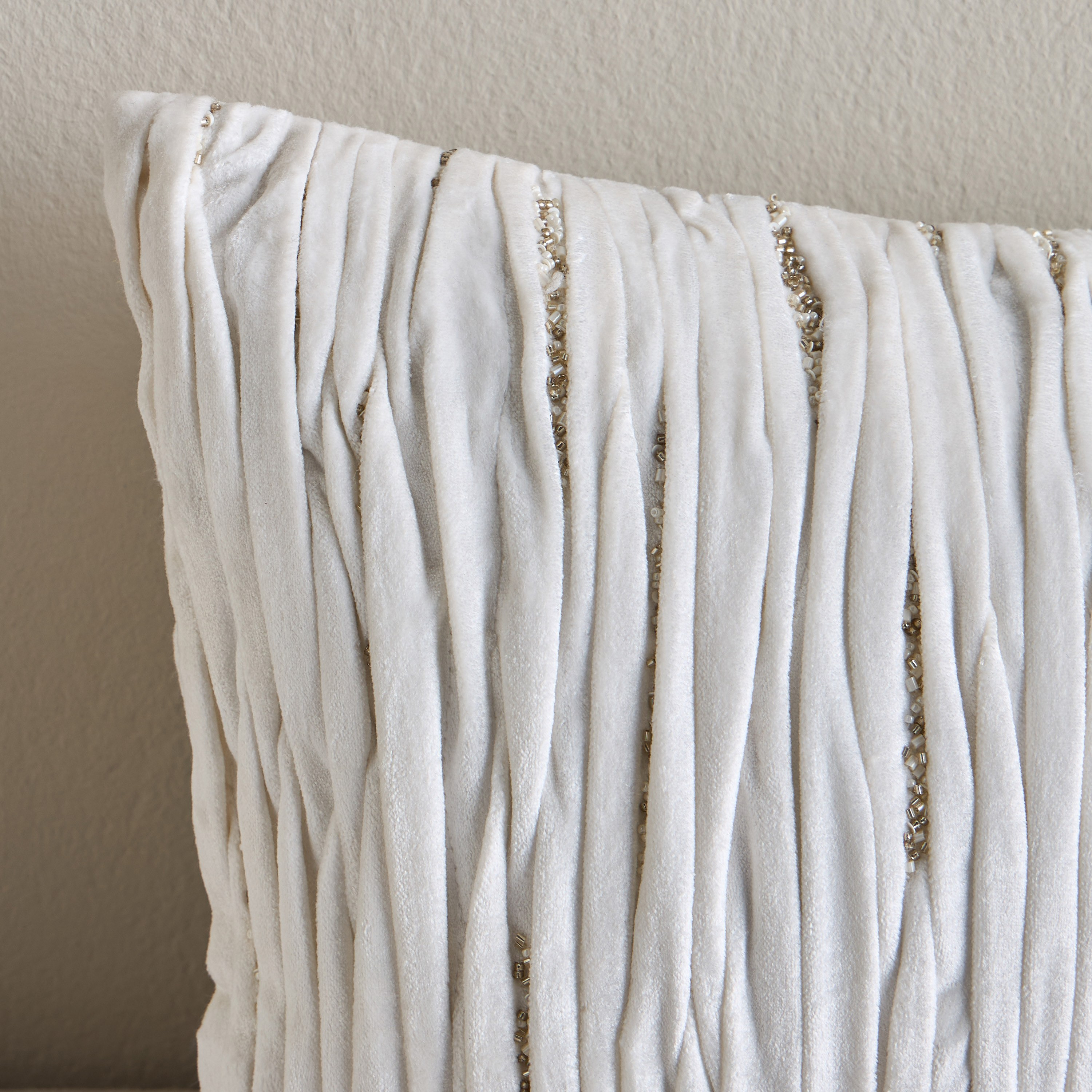 Dahab Beaded Filled Cushion - 30x50 cm-household-cushionsandthrows-filledcushions-decorativecushions-image-2