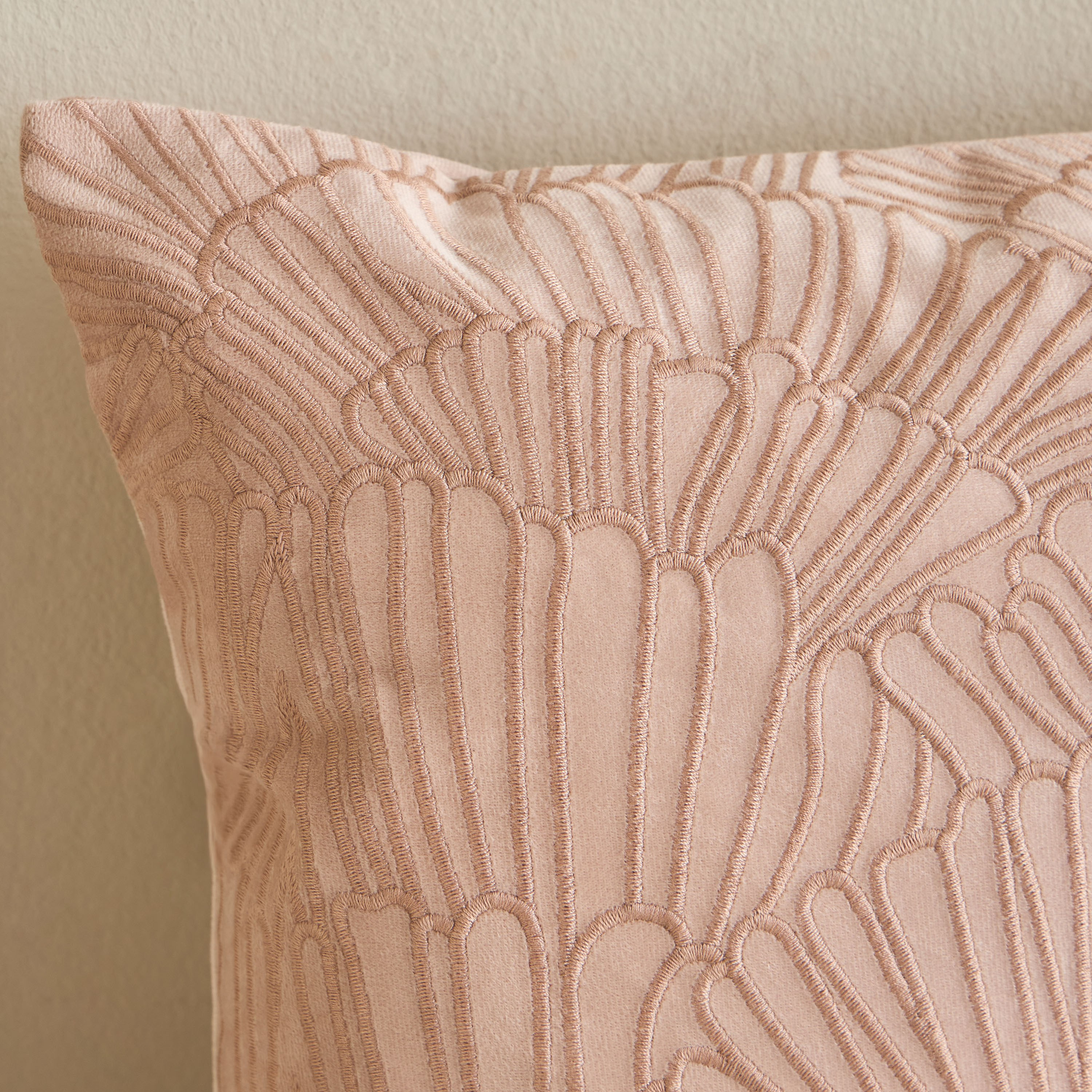 Awraq Embroidered Cushion Cover - 50x50 cm-household-cushionsandthrows-cushioncovers-image-2