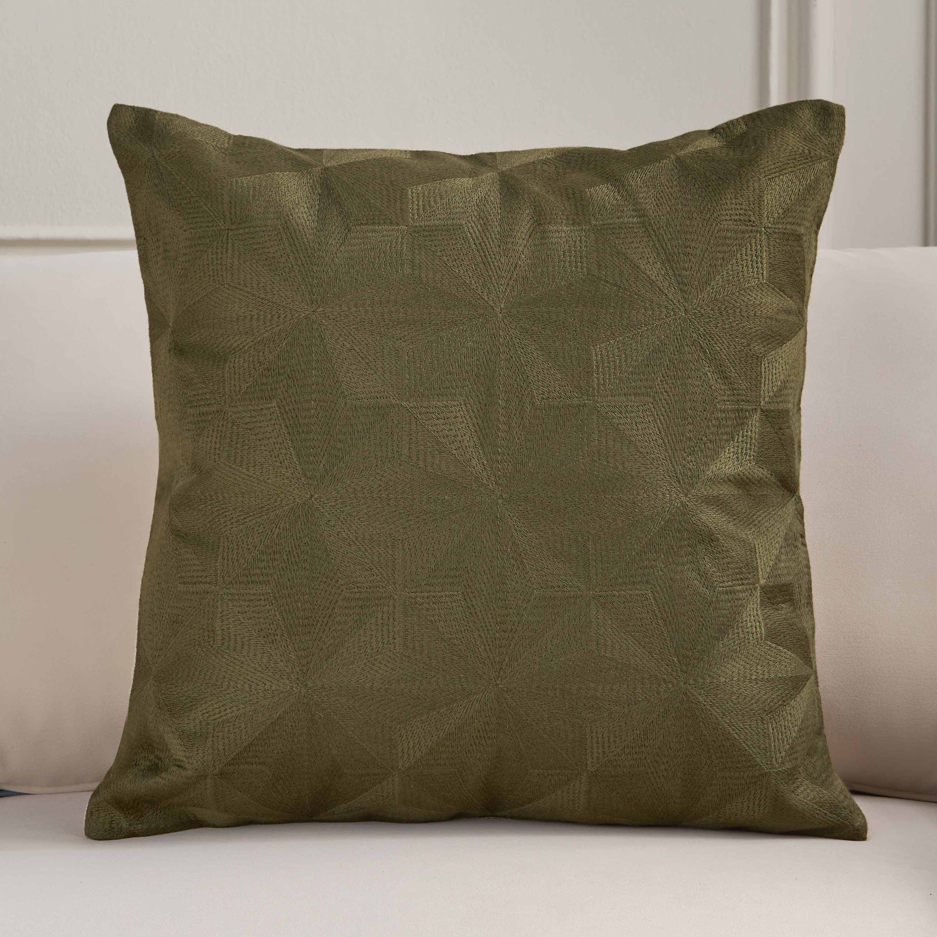 Roshan Embroidered Filled Cushion - 50x50 cm-household-cushionsandthrows-filledcushions-decorativecushions-image-9