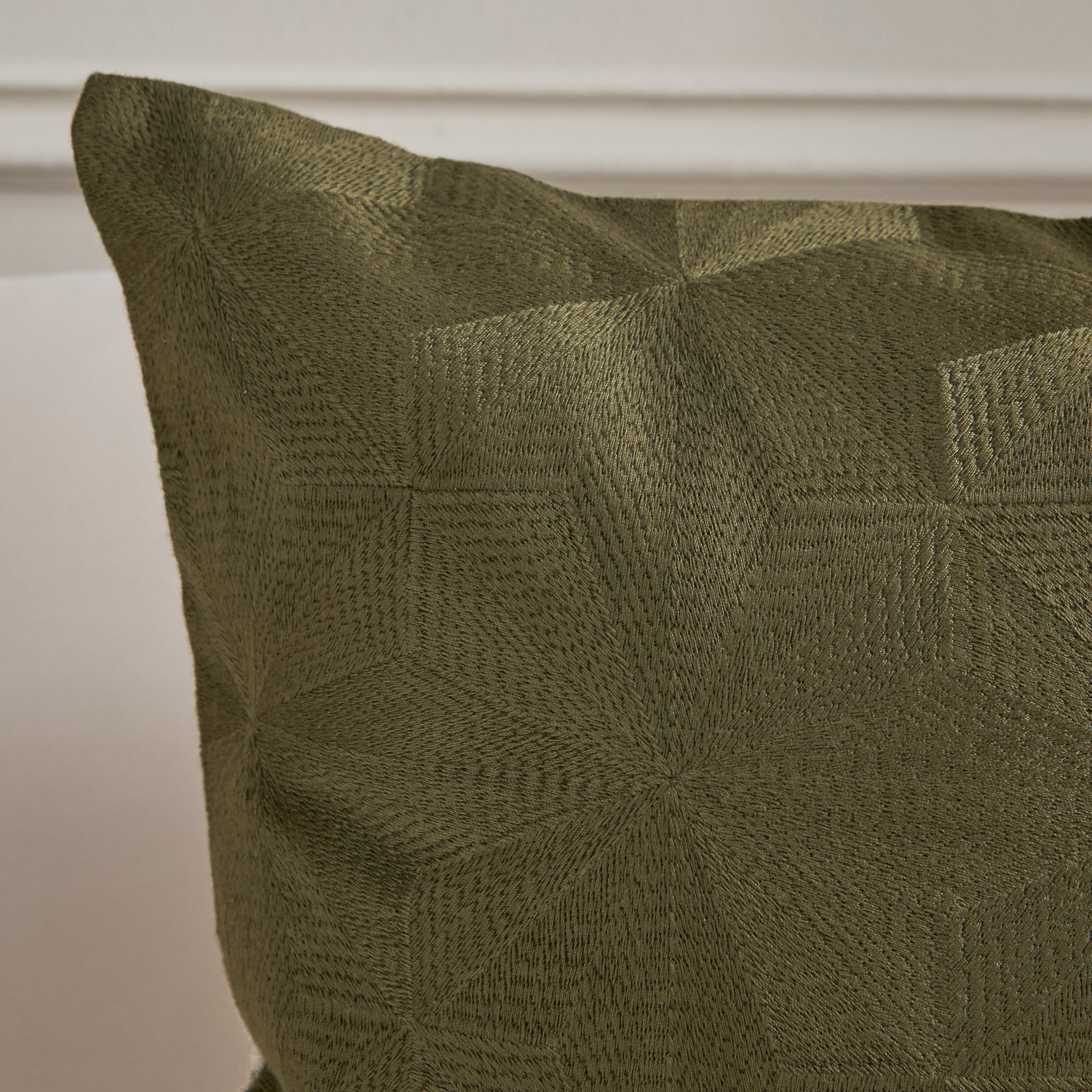 Roshan Embroidered Filled Cushion - 50x50 cm-household-cushionsandthrows-filledcushions-decorativecushions-image-10