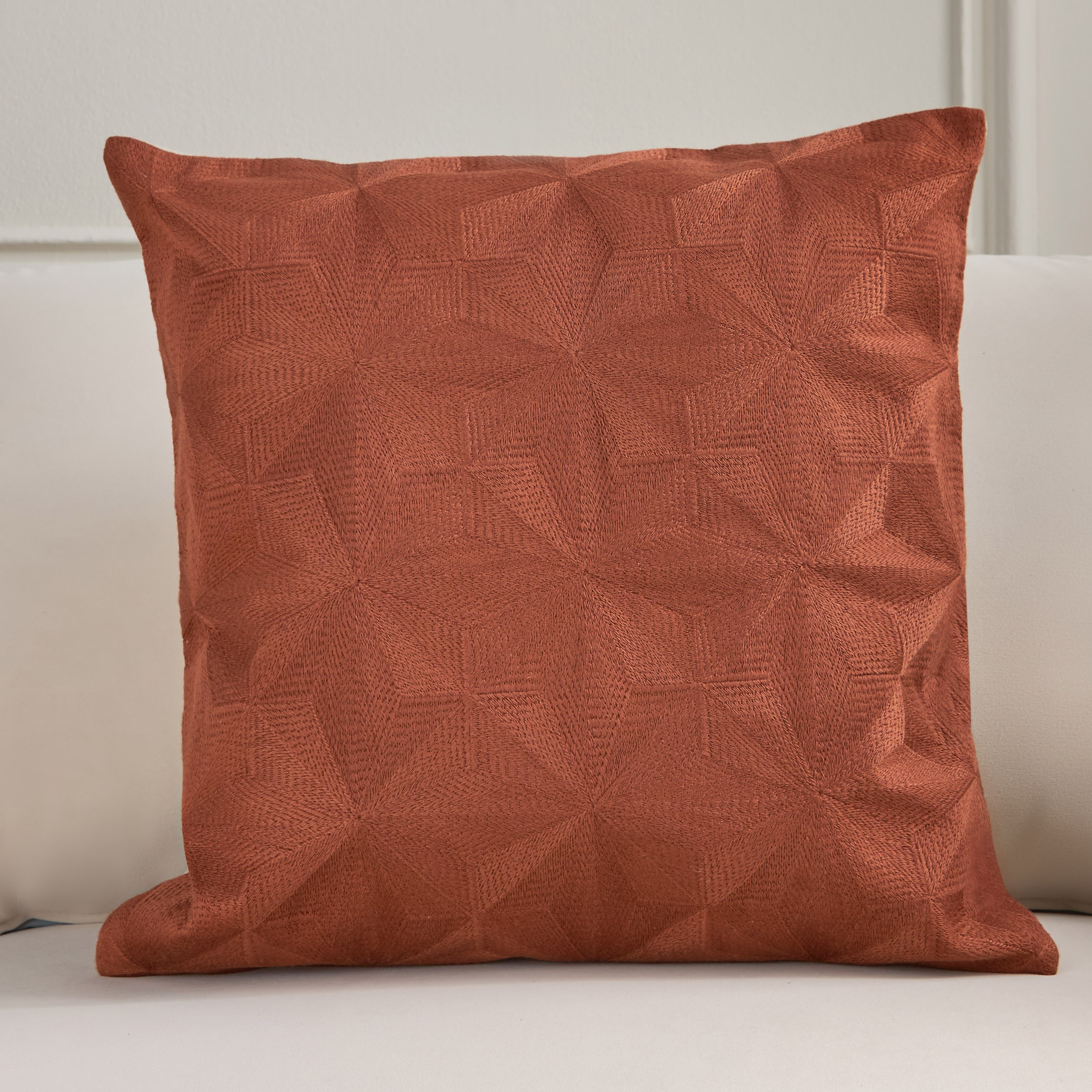 Roshan Embroidered Filled Cushion - 50x50 cm-household-cushionsandthrows-filledcushions-decorativecushions-image-13