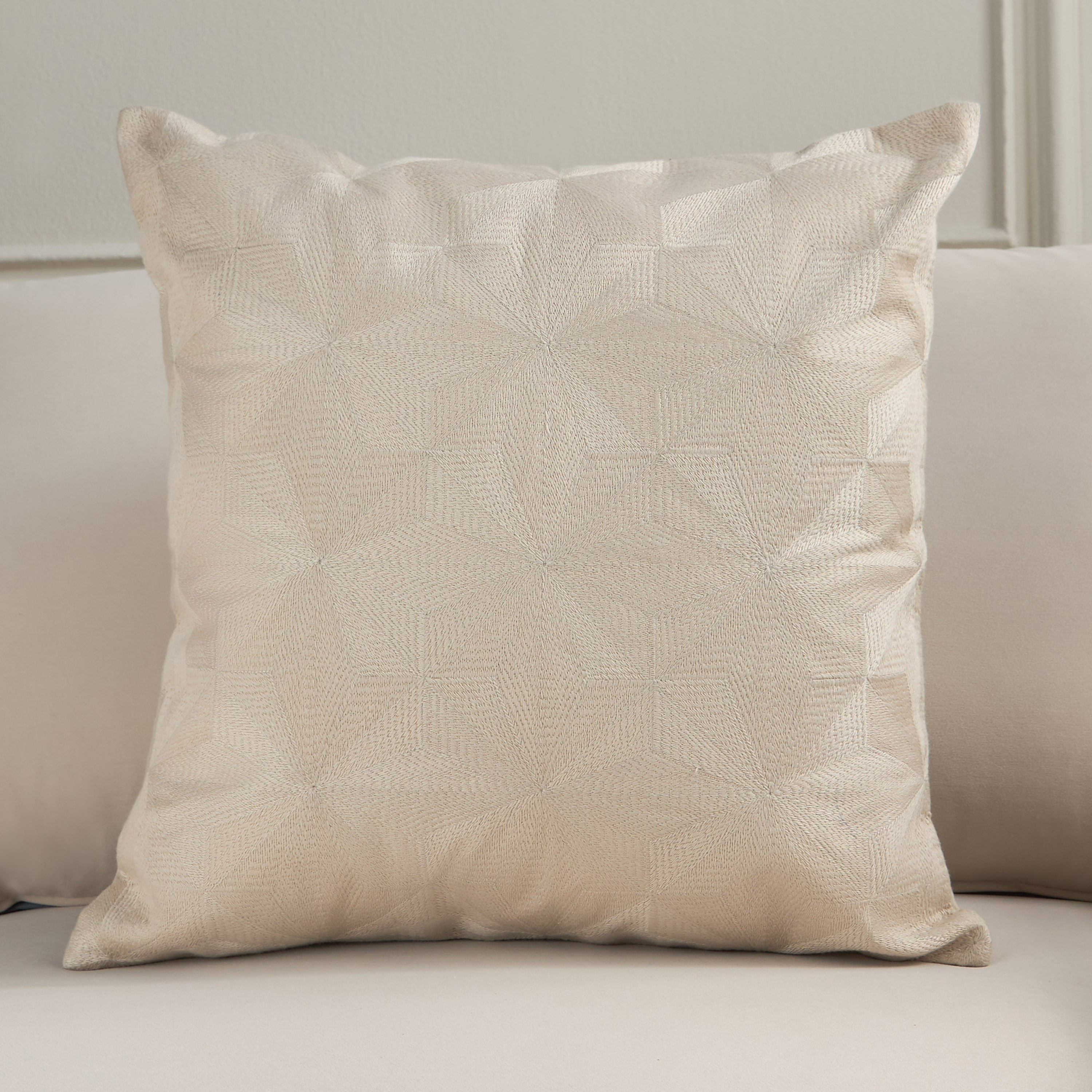 Roshan Embroidered Filled Cushion - 50x50 cm-household-cushionsandthrows-filledcushions-decorativecushions-image-5