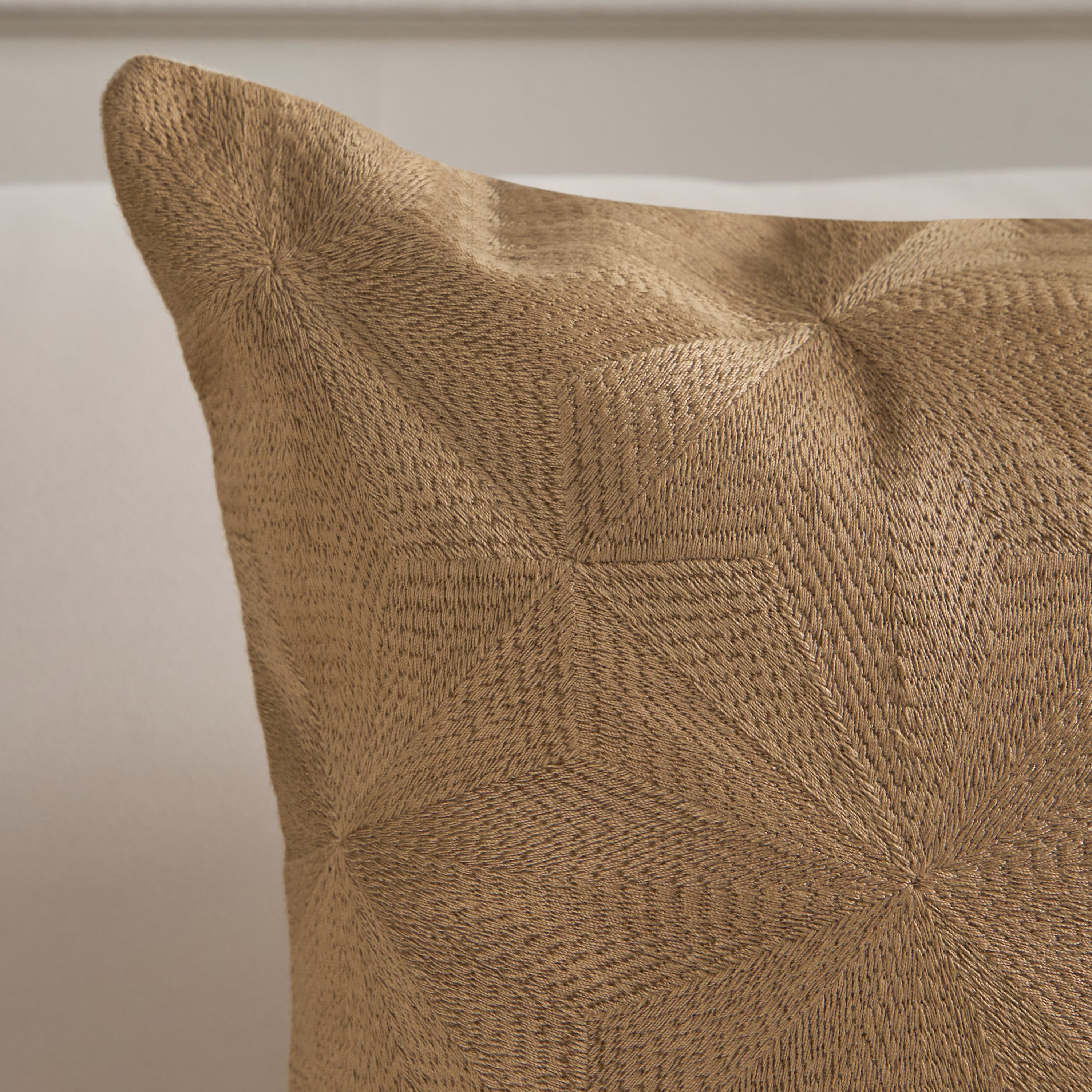 Roshan Embroidered Filled Cushion - 50x50 cm-household-cushionsandthrows-filledcushions-decorativecushions-image-2