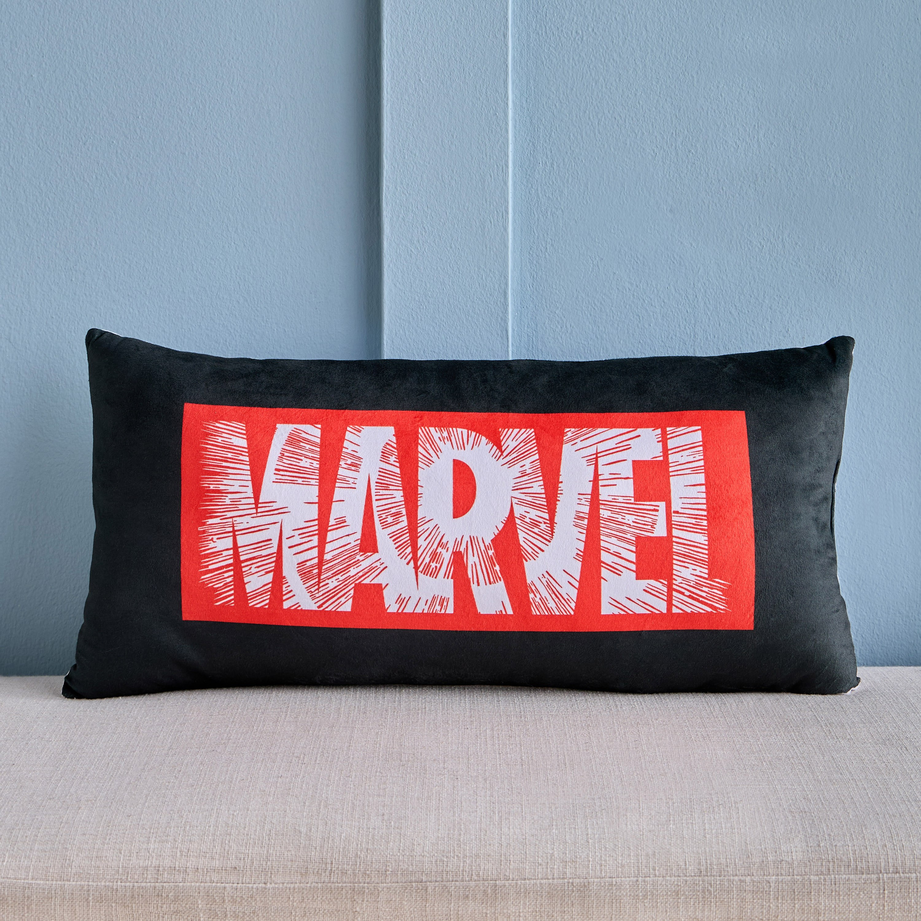 Marvel Avengers Filled Cushion - 30x60 cm-babyandkids-beddingandwindows-bedding-filledcushionsandcovers-image-1