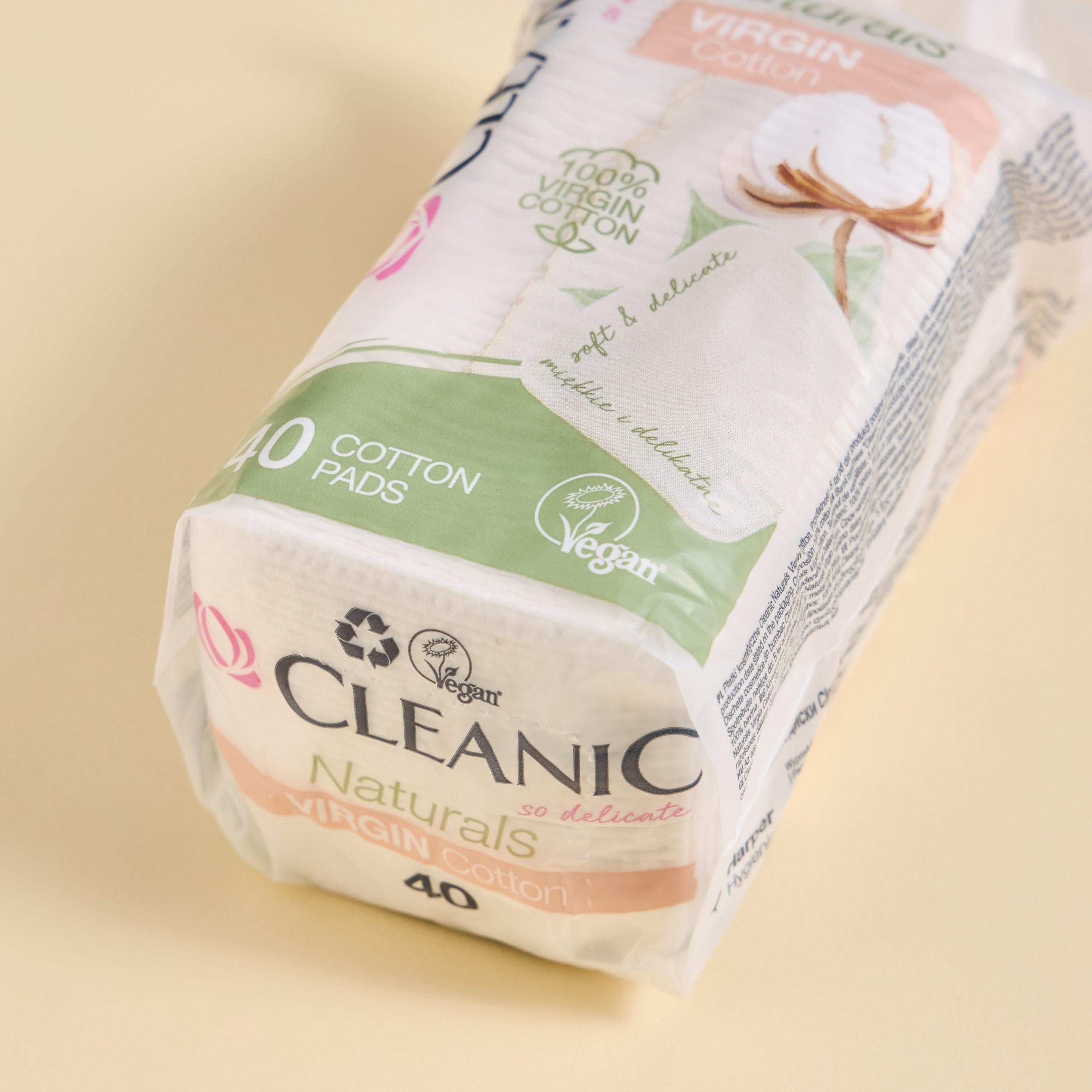 وسادات قطن طبيعية 40 قطعة - كلينيك-household-generalaccessories-hygieneessentials-image-2