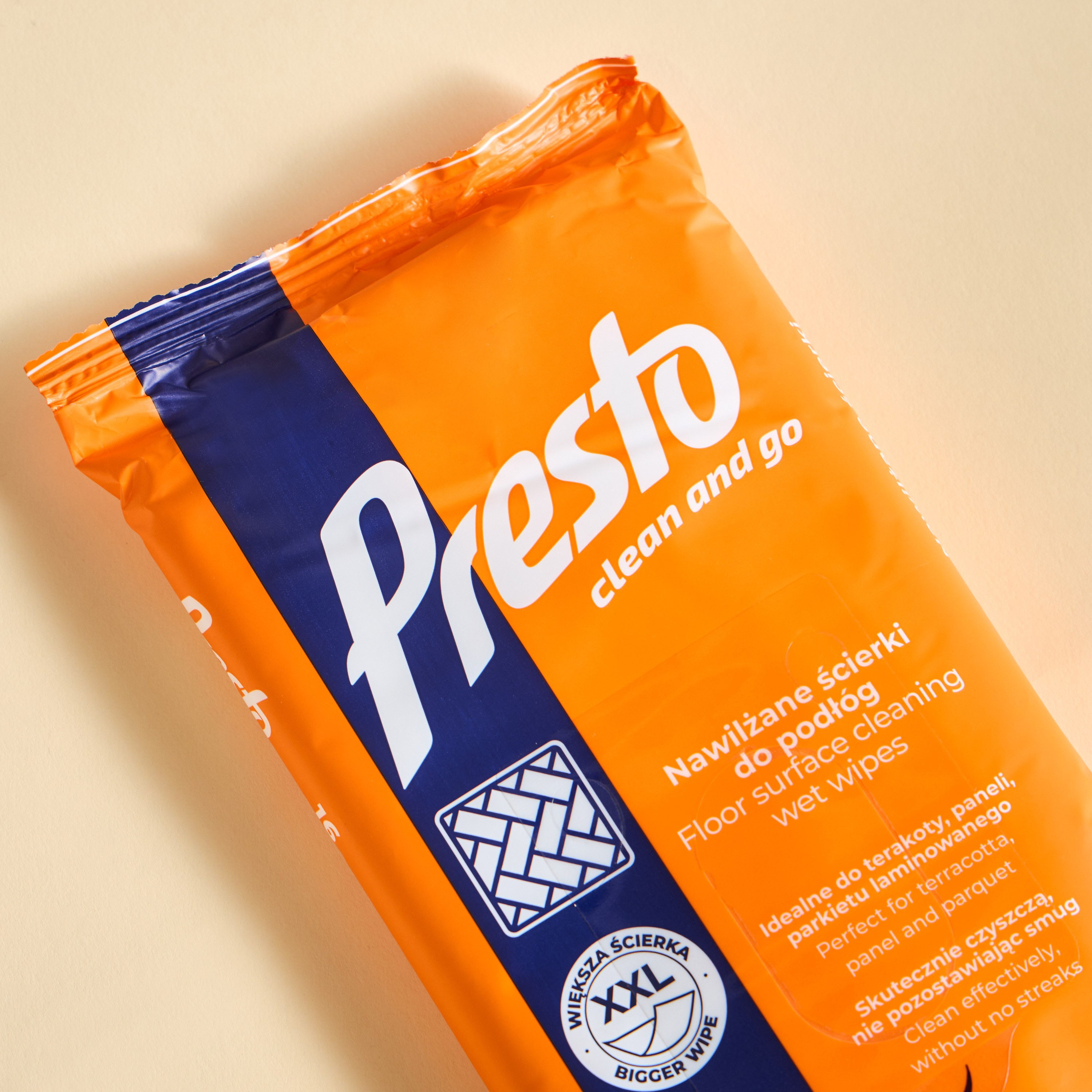 Presto 16-Piece XXL Floor Surface Cleaning Wet Wipes-household-generalaccessories-hygieneessentials-image-2
