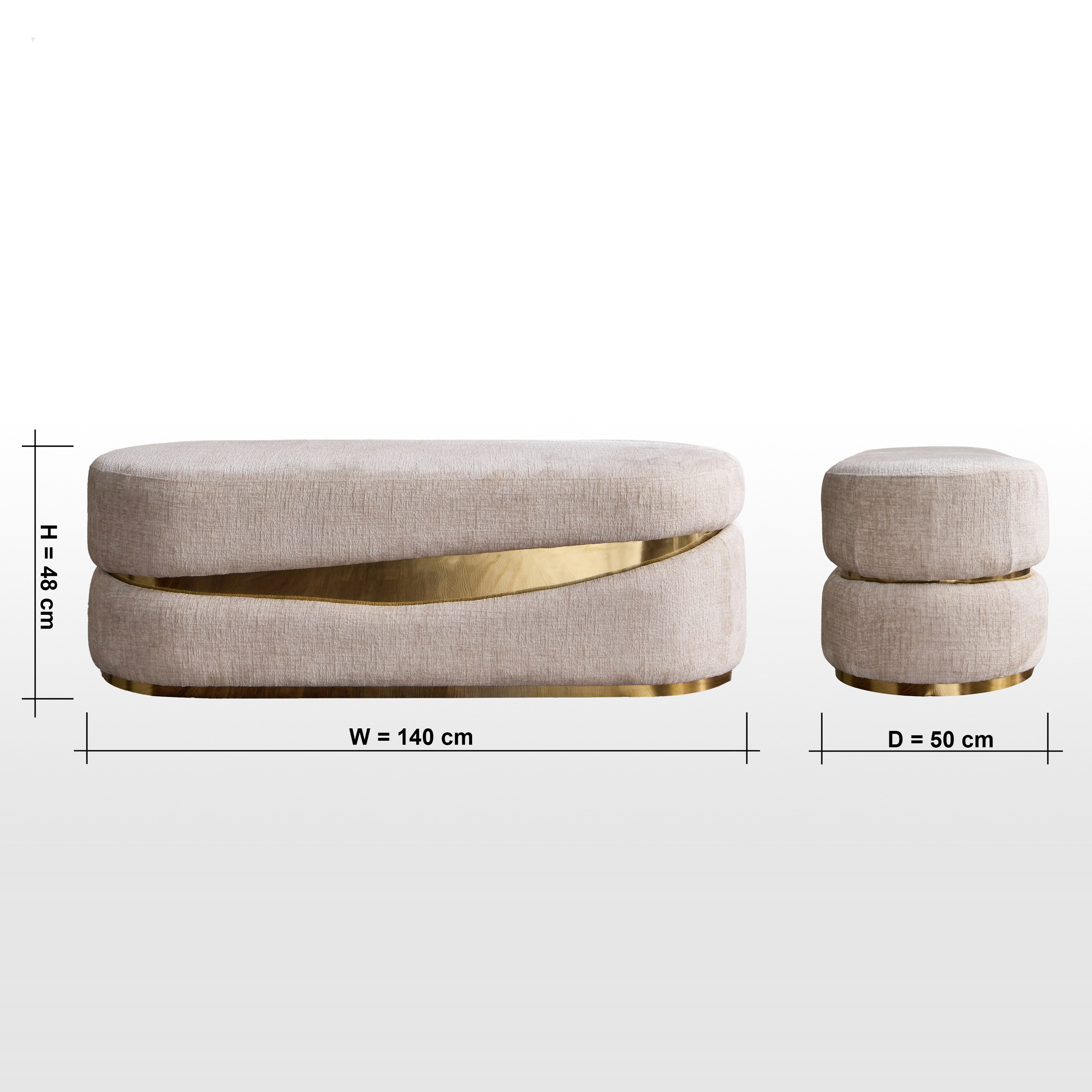 مقعد بنش قماش - دهب-furniture-sofaandseating-chaiseandbenches-image-6