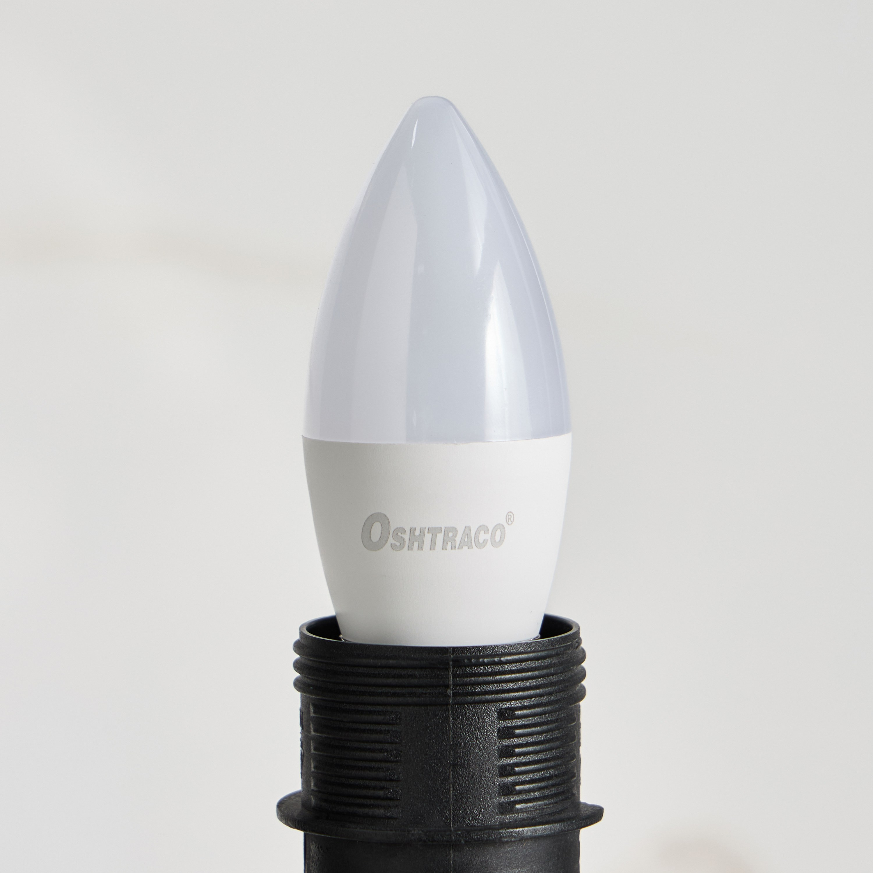 Oshtraco Candle Frosted Bulb - E14 6 W 540 Lumen Warm White Light-household-lighting-bulbsandbatteries-bulbs-image-2