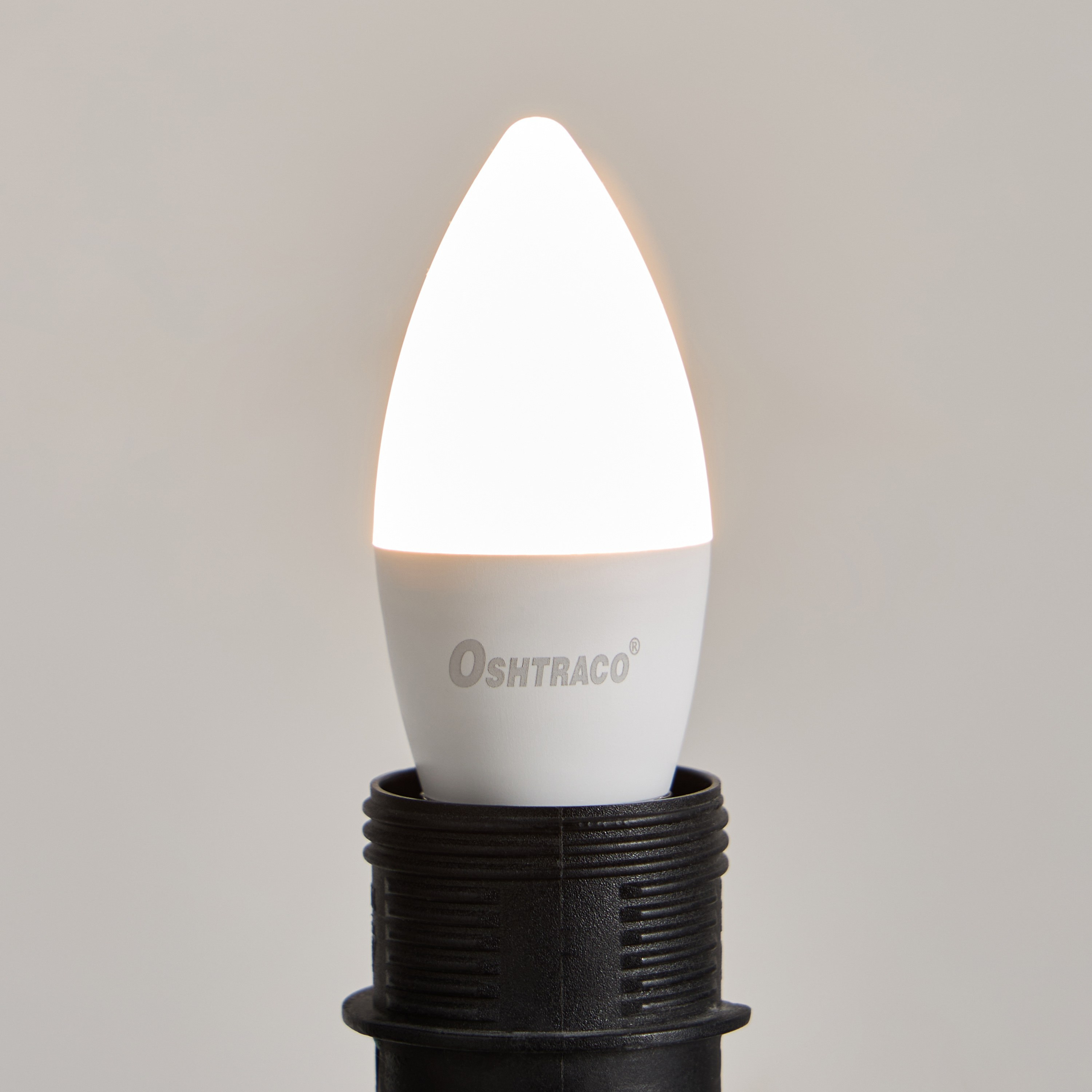 Oshtraco Candle Frosted Bulb - E14 6 W 540 Lumen Warm White Light-household-lighting-bulbsandbatteries-bulbs-image-3
