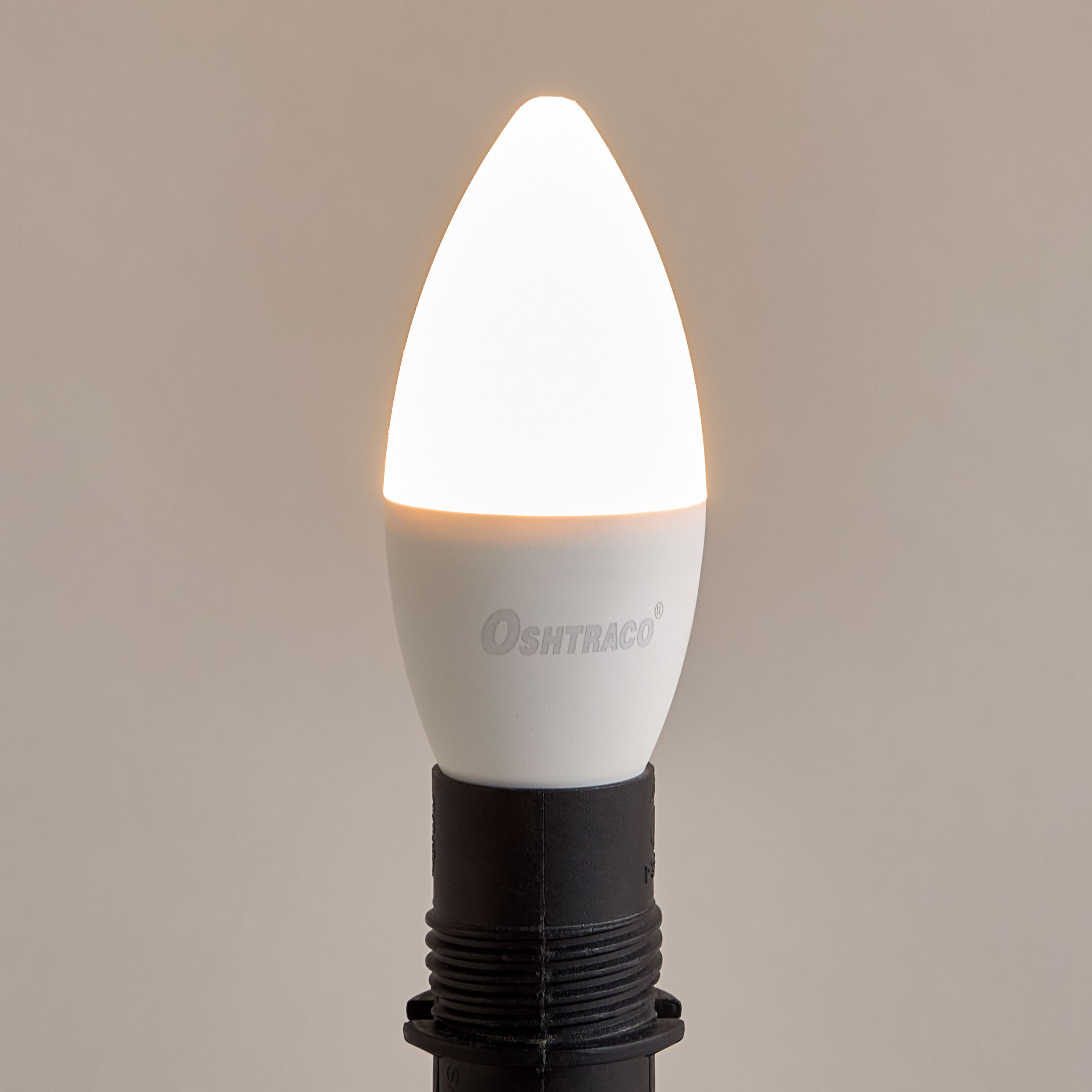 Oshtraco Candle Frosted LED Bulb - E14 8 W 720 lumen Warm White-household-lighting-bulbsandbatteries-bulbs-image-3