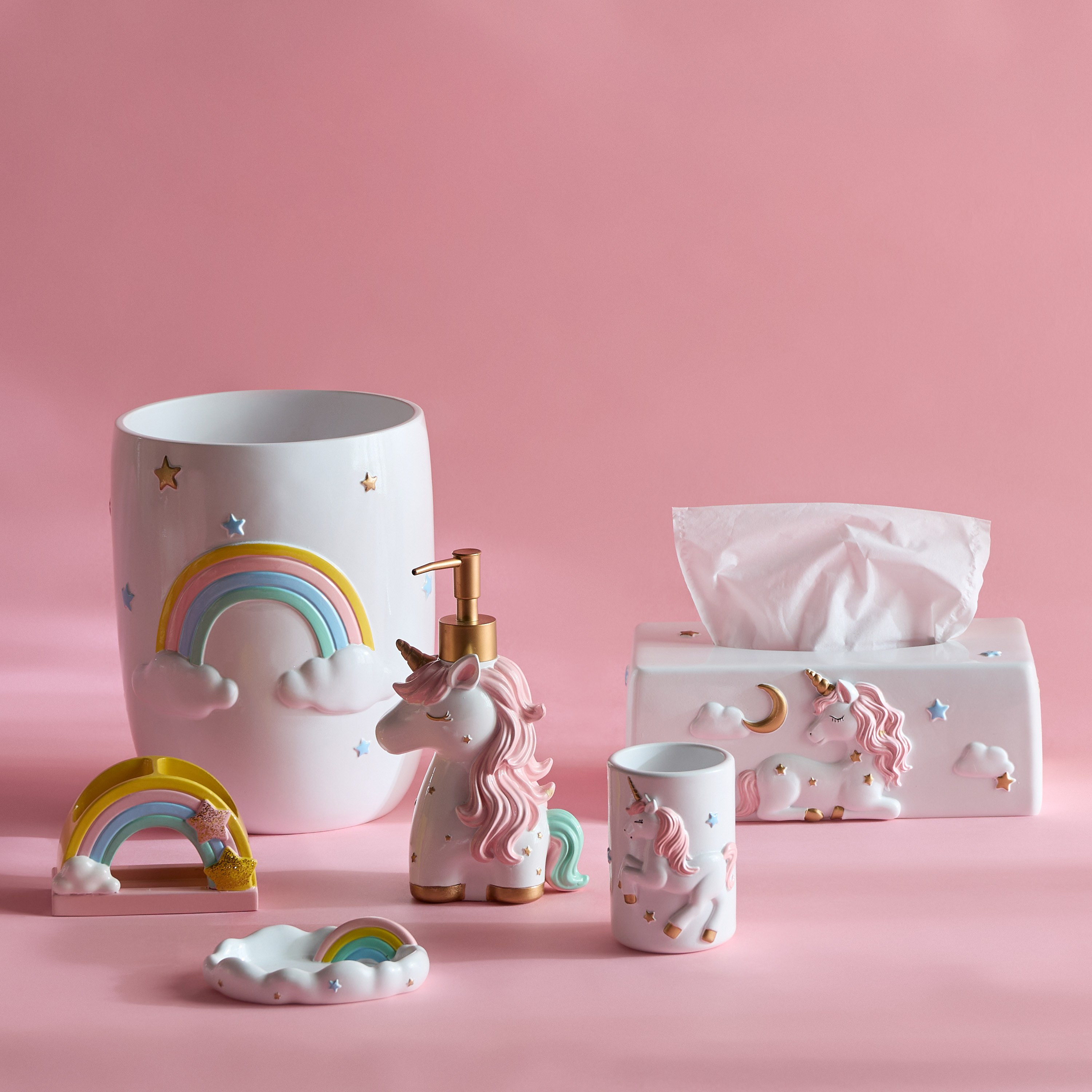 موزع صابون سائل بتصميم يونيكورن - ماجي-babyandkids-bathandstorage-bath-bathroomaccessories-image-3