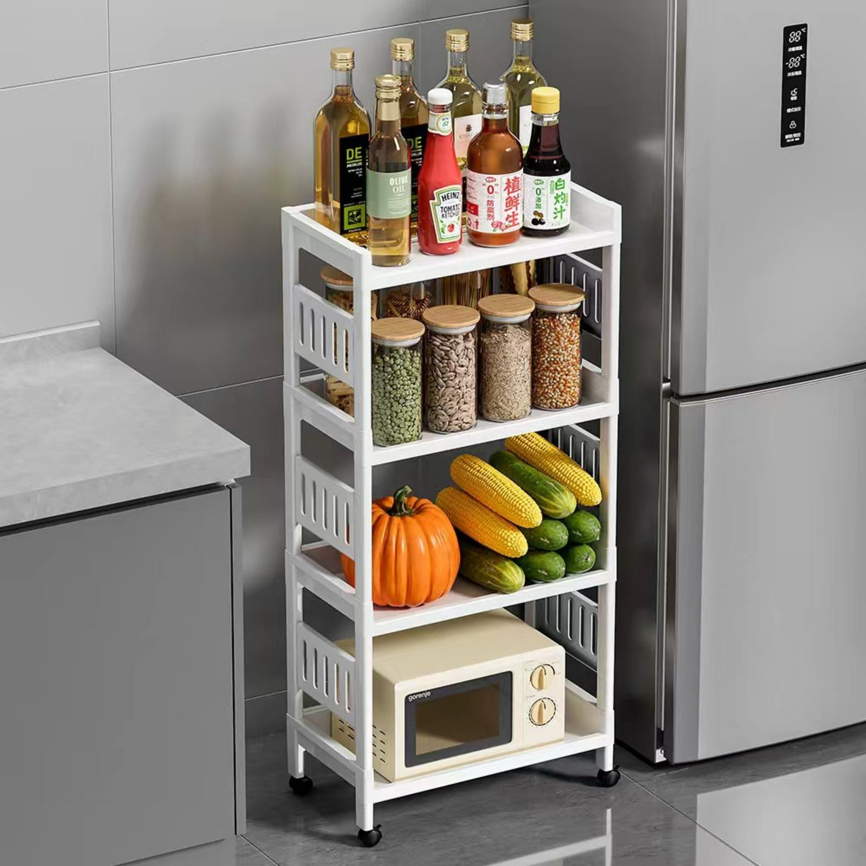 Palma 4-Tier Storage Trolley-household-bathandlaundry-bathroomorganizing-bathroomracksandtrolleys-image-1