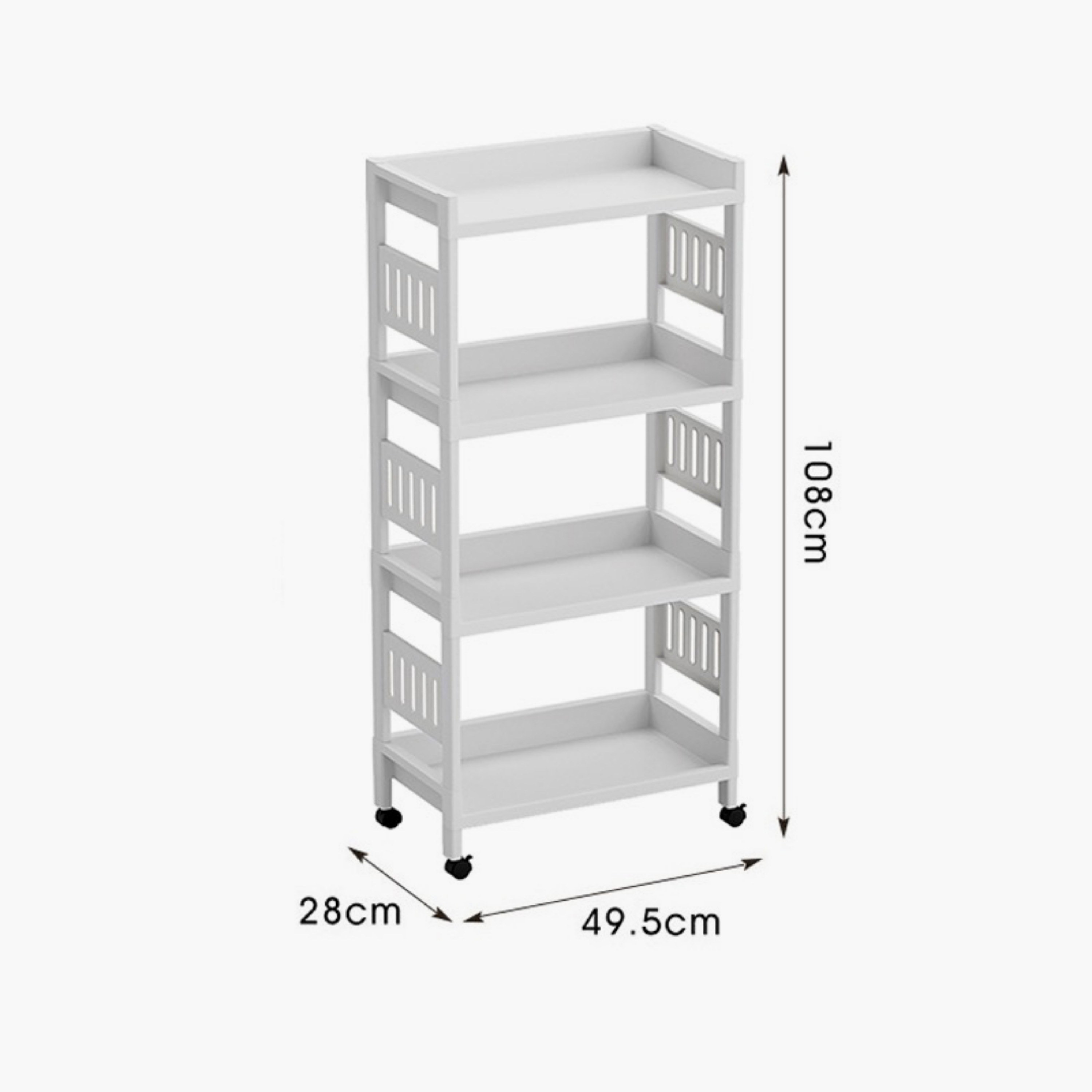 Palma 4-Tier Storage Trolley-household-bathandlaundry-bathroomorganizing-bathroomracksandtrolleys-image-5