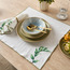 طقم مناديل سفرة 4 قطع بتصميم أوراق شجر - ليا - 45x45 سم-household-dining-tablelinen-napkinsandaccessories-image-1