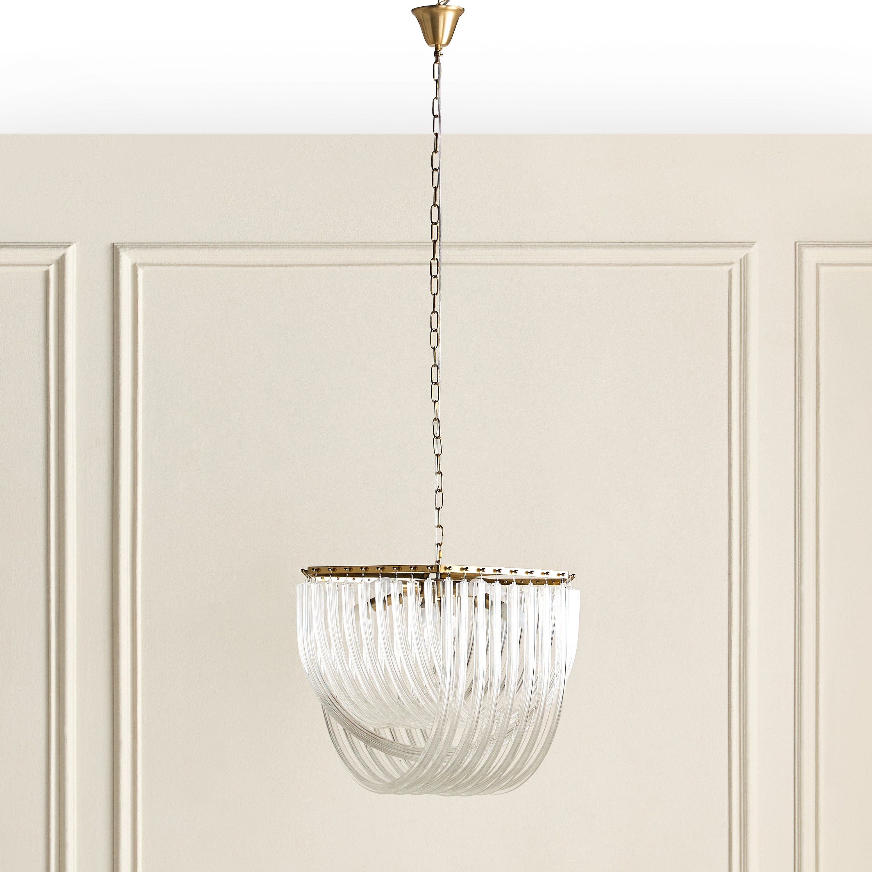 ثريا زجاجية بـ8 مصابيح - أديري-household-lighting-ceilinglamps-chandeliers-image-1