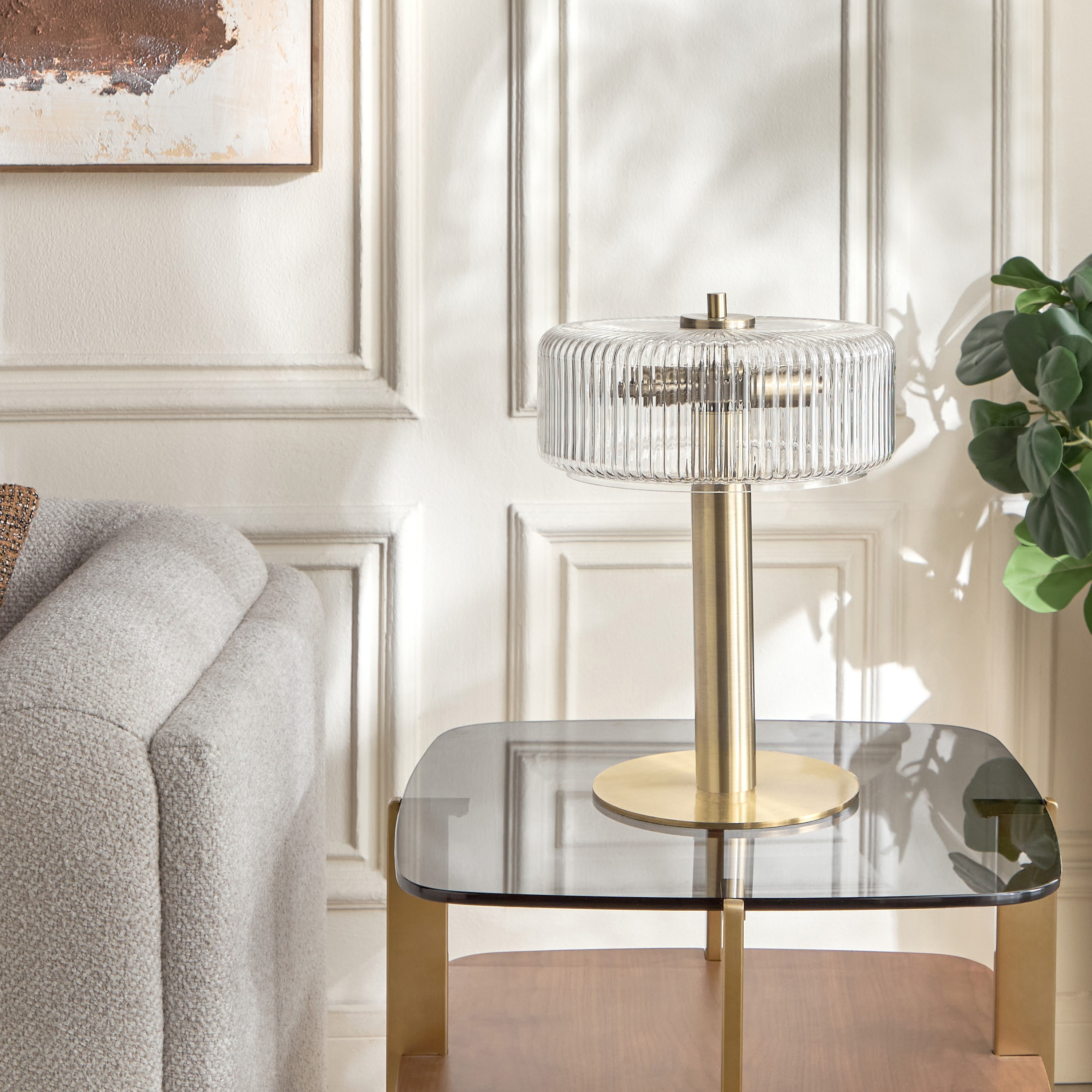 Shai Light Glass Table Lamp - 39 cm-household-lighting-tableanddesklamps-image-5