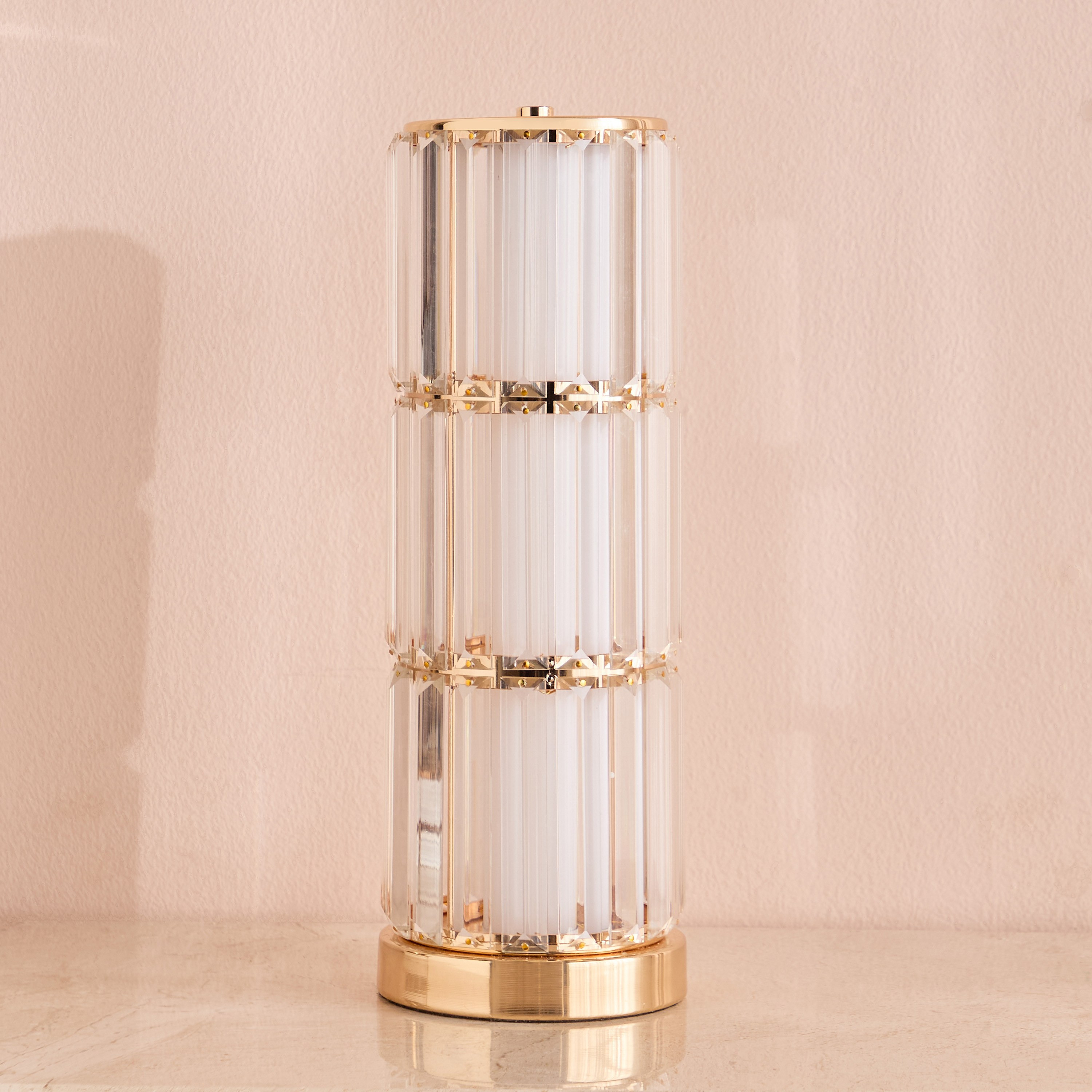 Igai LED Crystal Table Lamp - 38 cm-household-lighting-tableanddesklamps-image-1