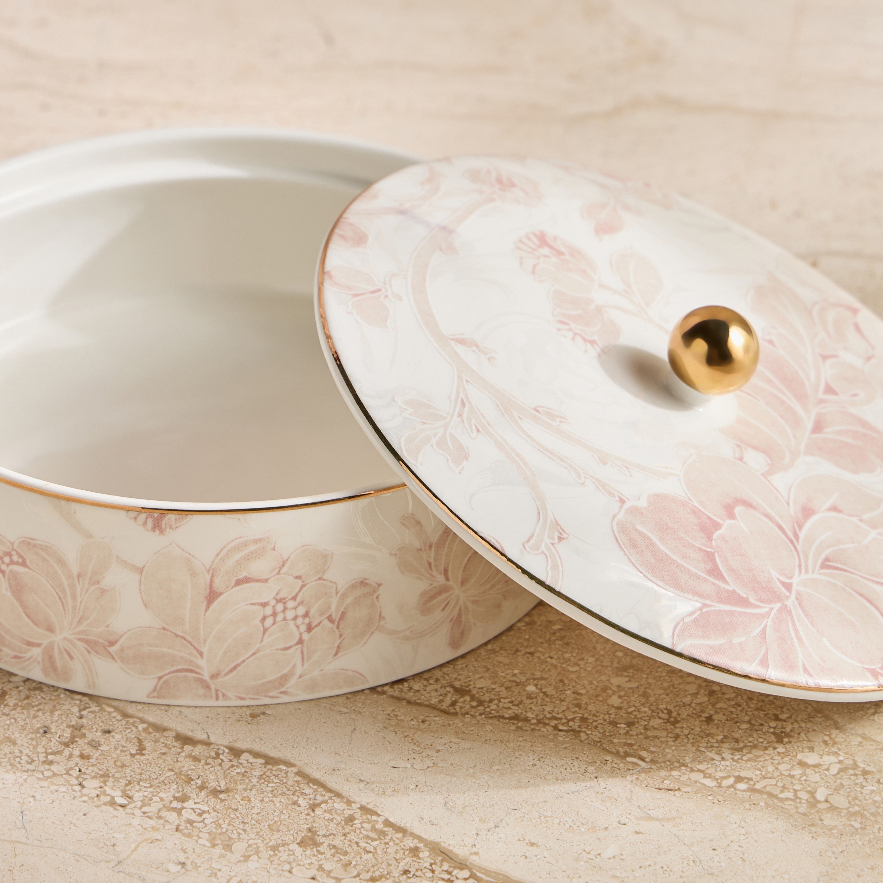Raqiya Porcelain Serving Dish - 19 cm-household-giftingaccessories-giftings-image-2