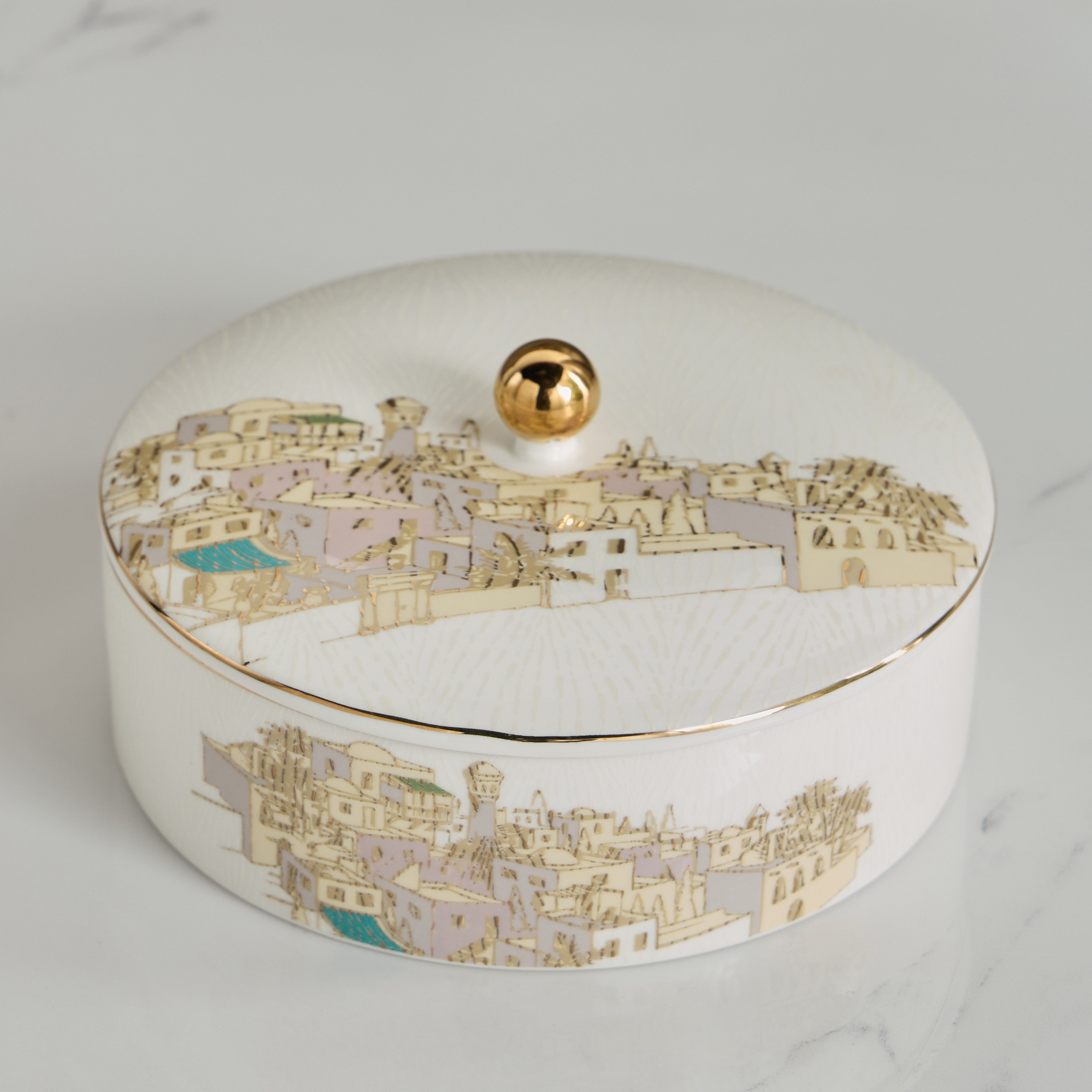 Wadi Porcelain Serving Bowl - 19 cm-household-giftingaccessories-giftings-image-1