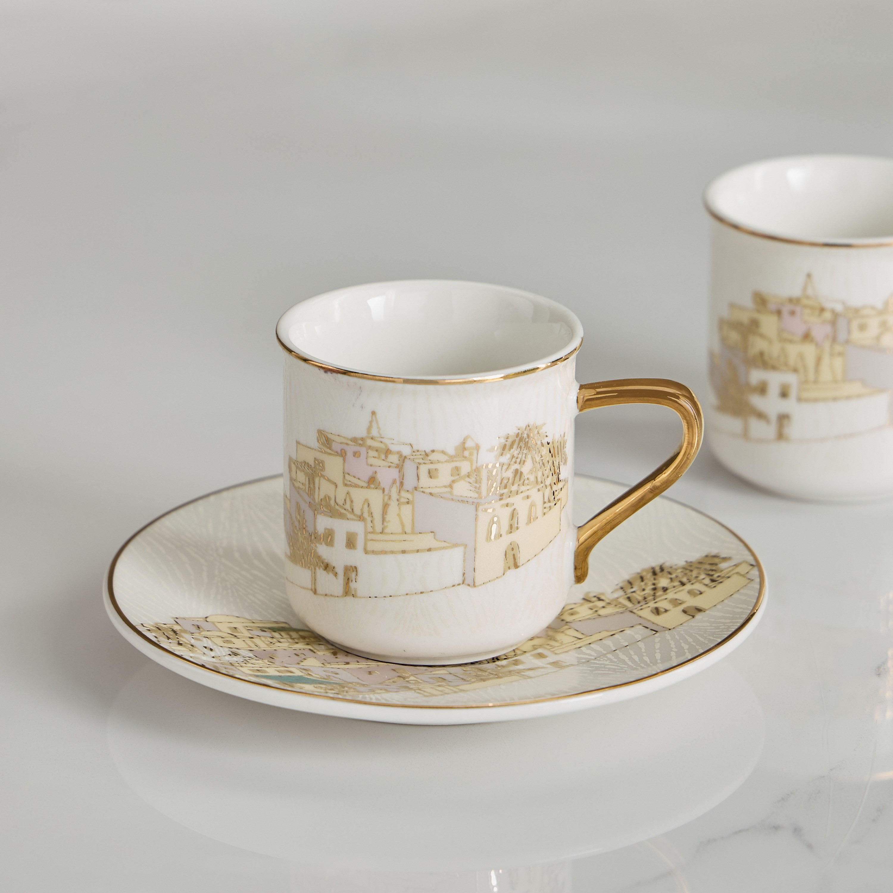 Wadi 12-Piece Porcelain Espresso Set - 90 ml, Serves 6-household-giftingaccessories-giftings-image-2